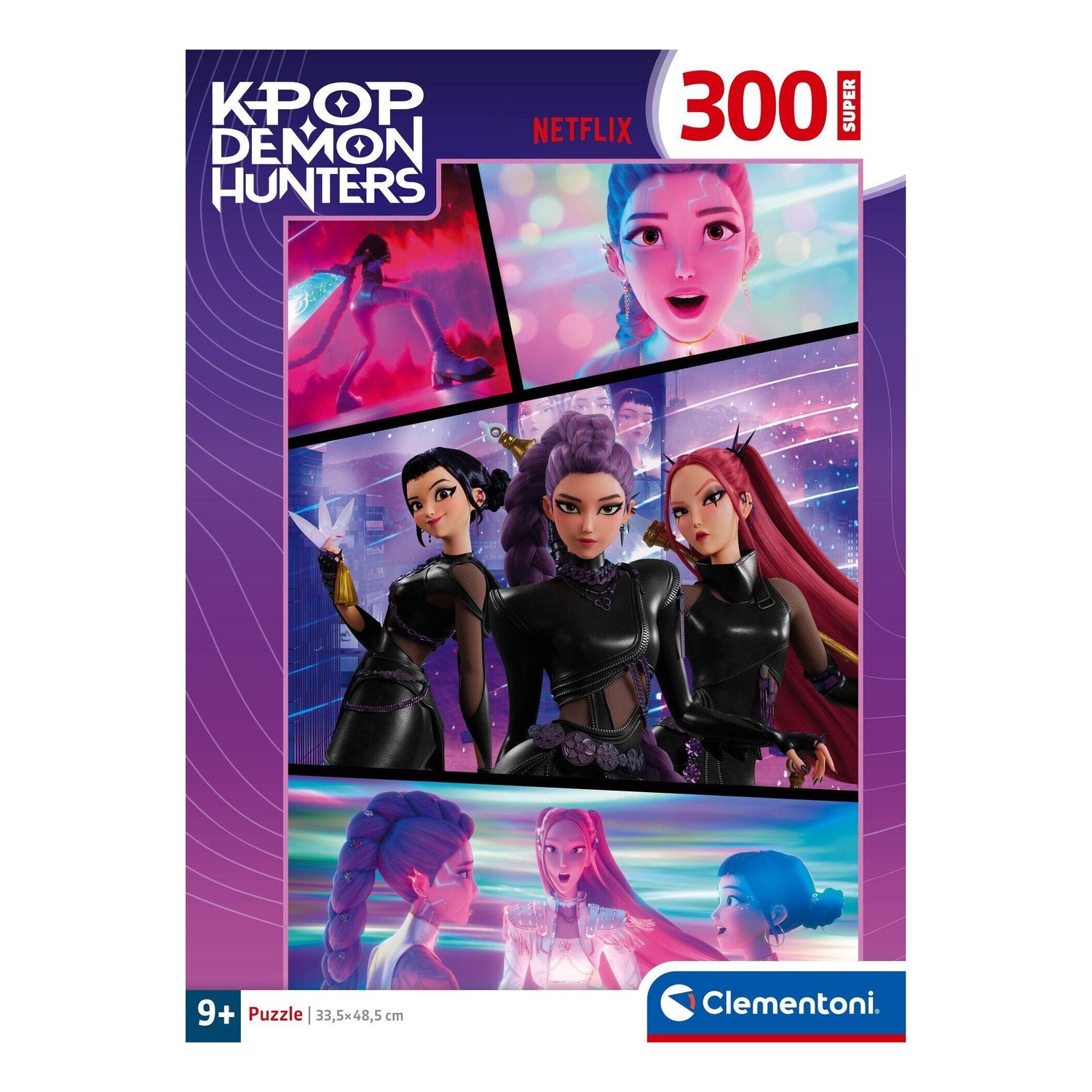 K-Pop - Puzzle 300 Peças K-Pop Demon Hunters