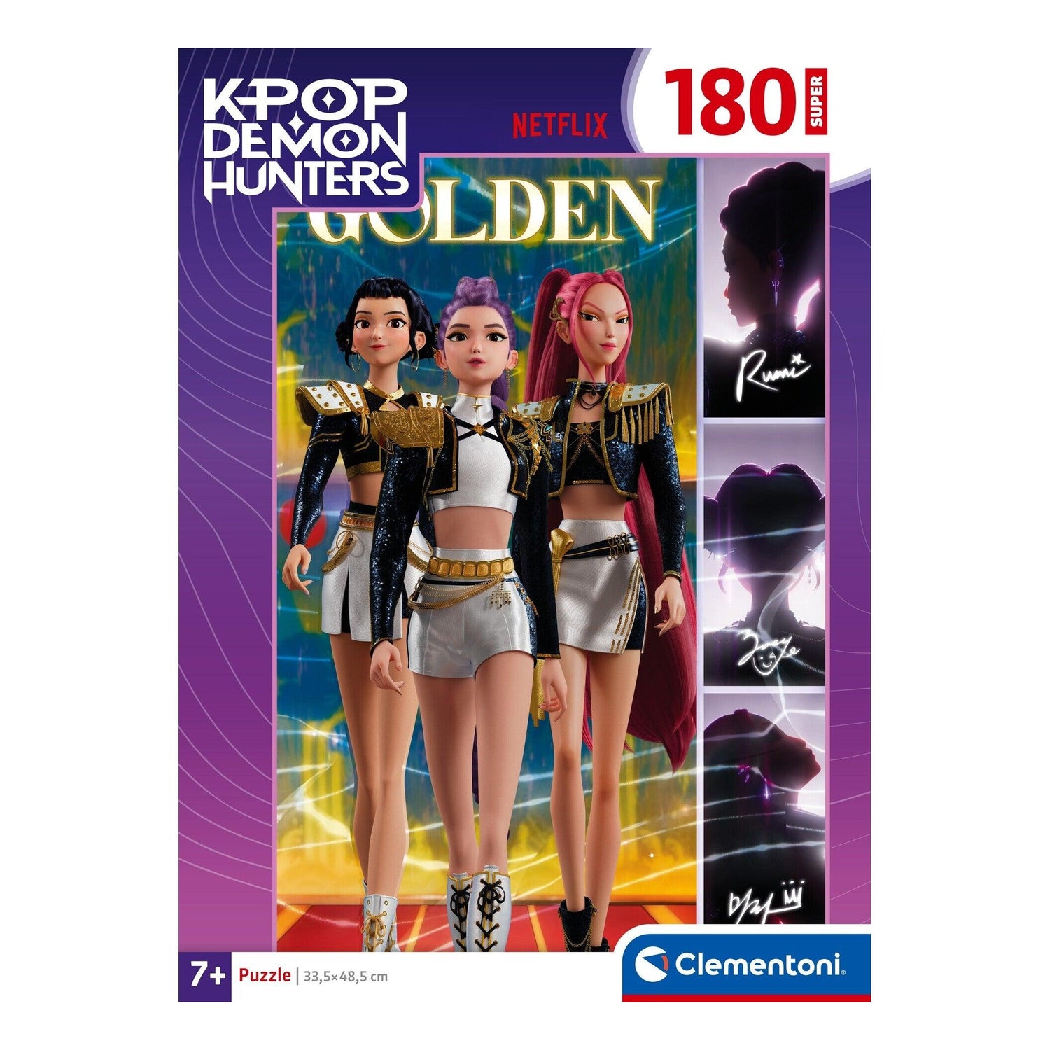 K-Pop - Puzzle 180 Peças Super K-Pop Demon Hunters