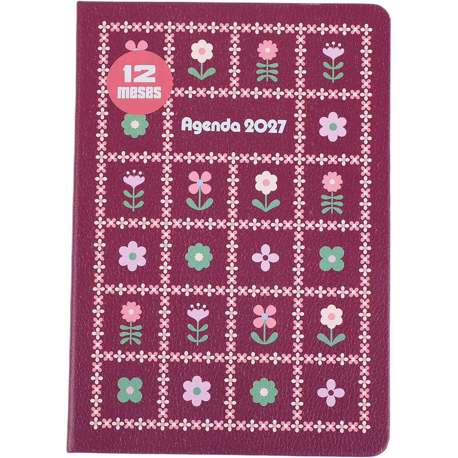 Agenda Formato A5 2027 12 M Sem Squares Note!