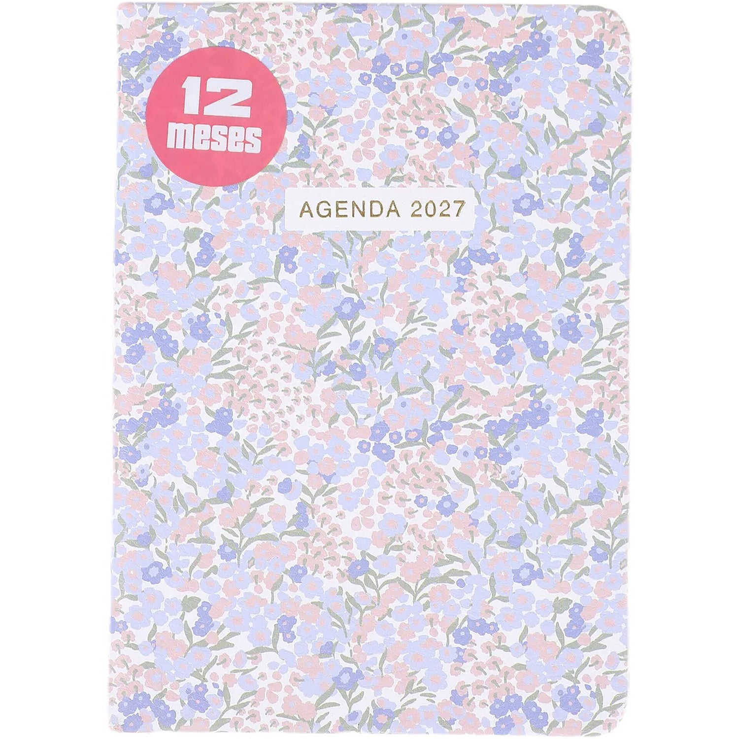Agenda A6 2027 12 M Sem Mini Flowers Note