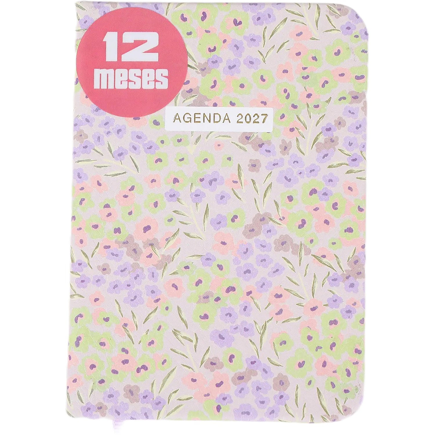 Agenda A6 2027 12 M Sem Mini Flowers Note