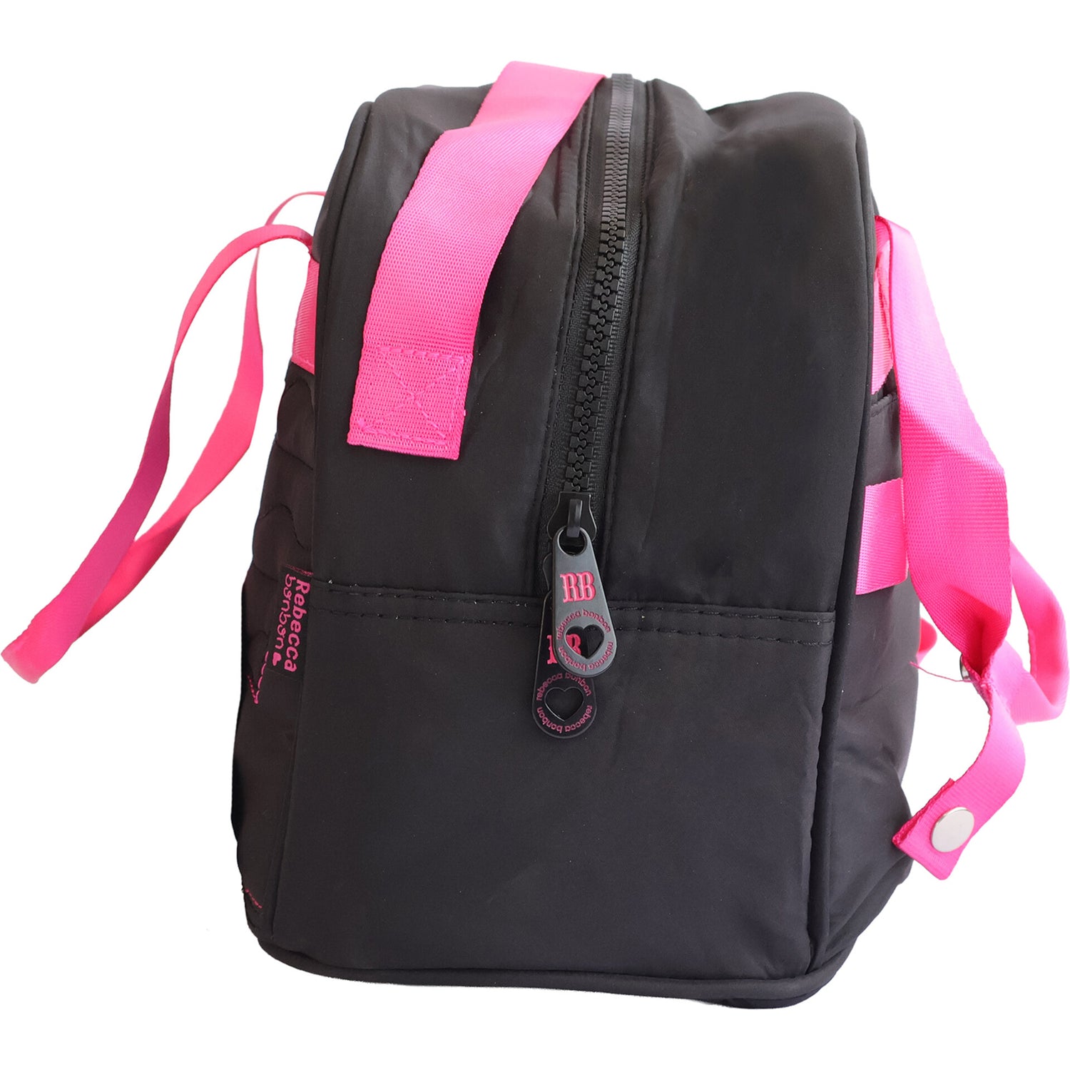 Saco Lanche Corações Pt Rebecca Bonbon