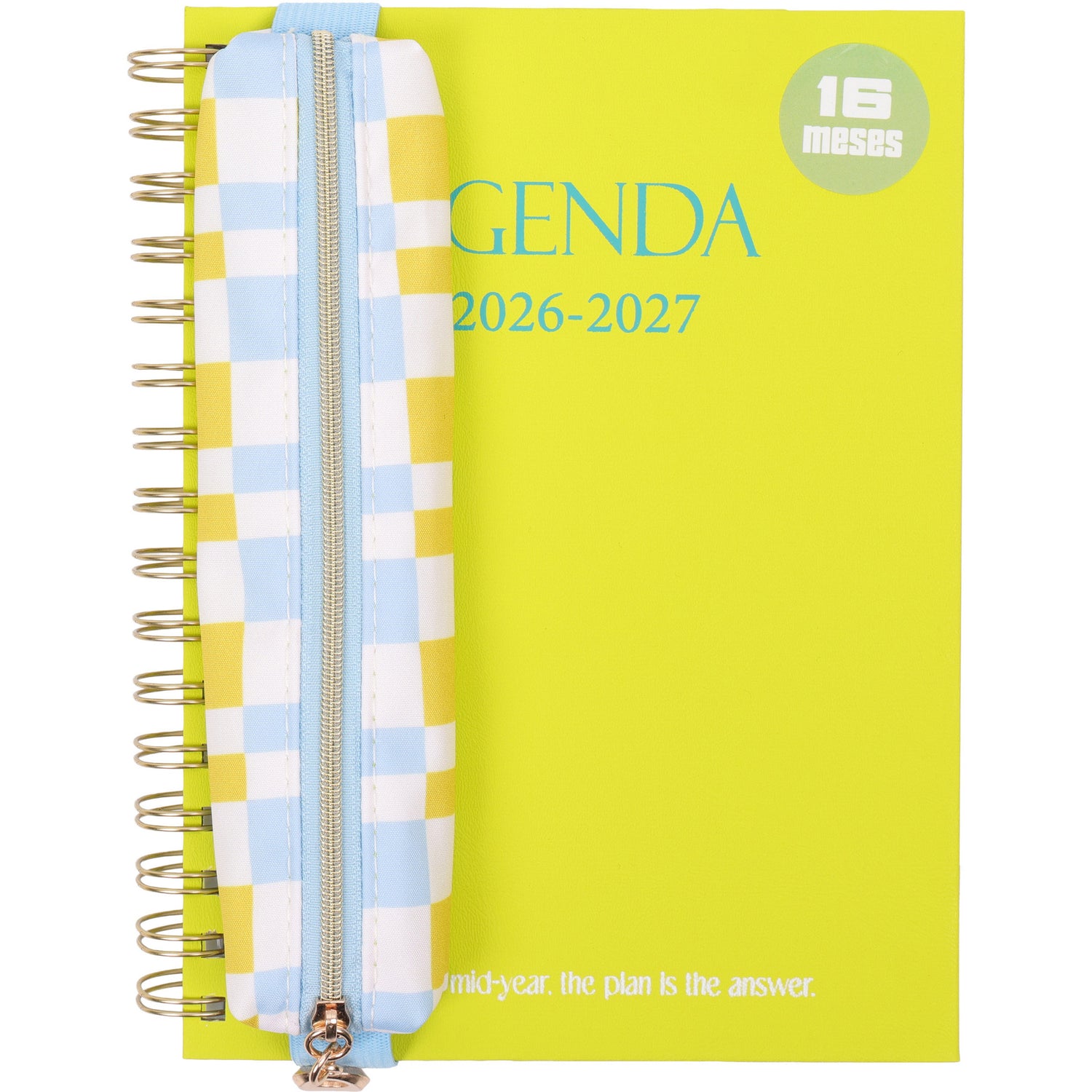 Agenda Esp Formato A5 16 M Sem27+Estojo Half Note