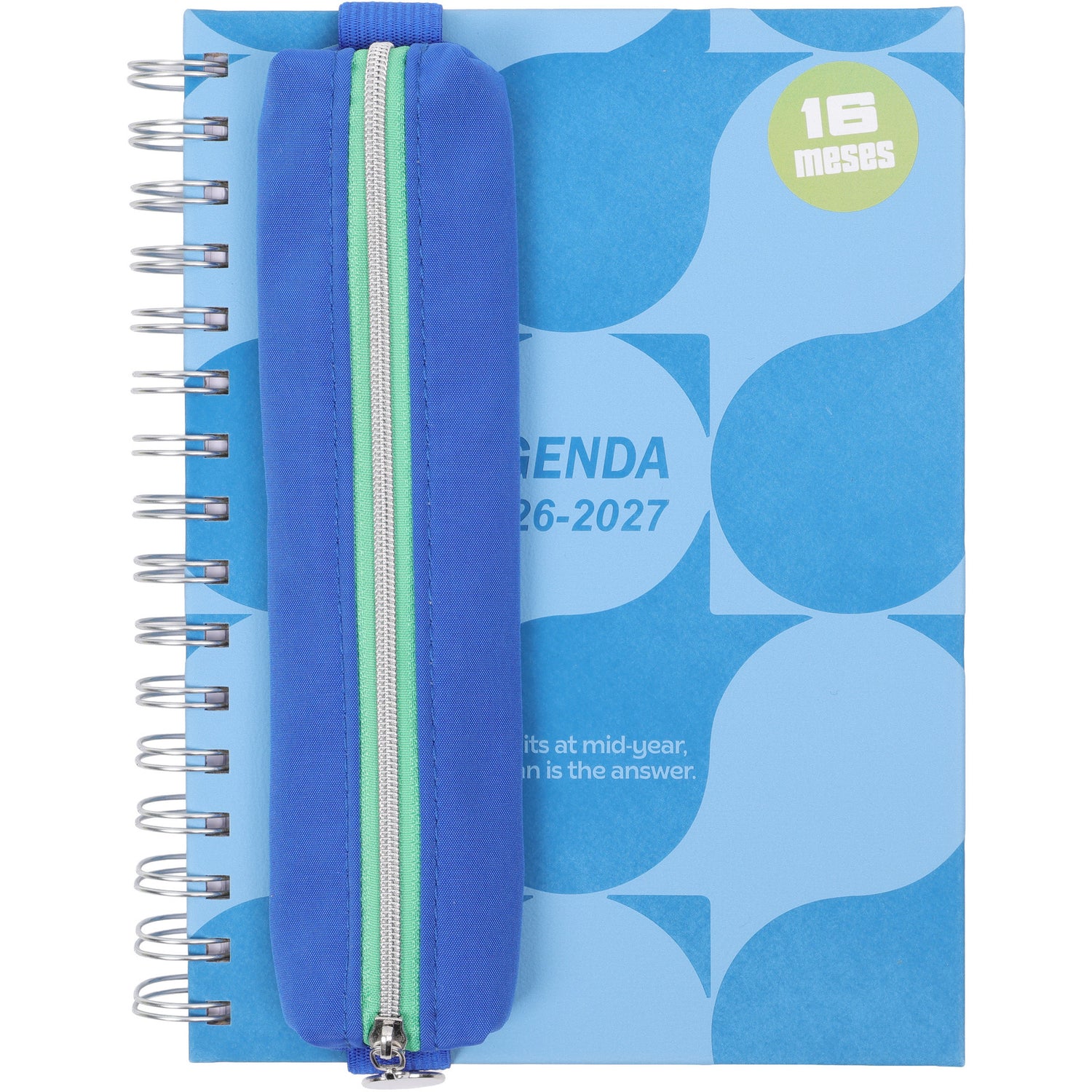 Agenda Esp Formato A5 16 M Sem27+Estojo Half Note