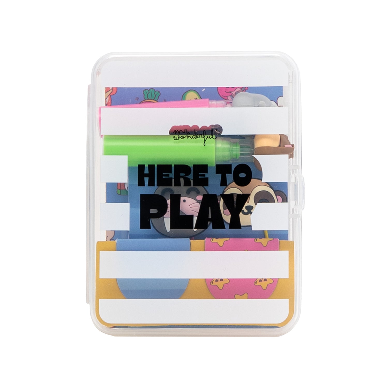 Conjunto Decoração Agenda - Here To Play