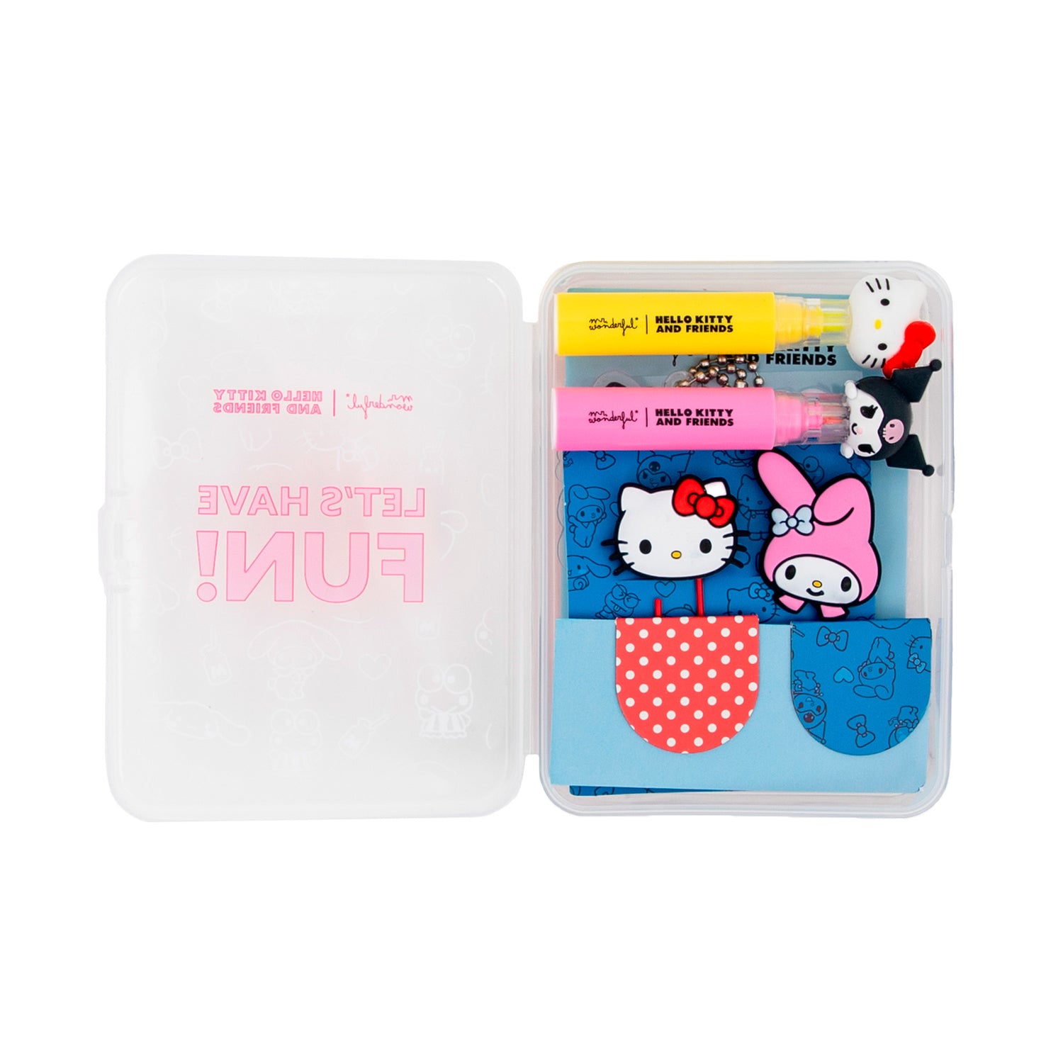 Conjunto Decoração Agenda - Hello Kitty
