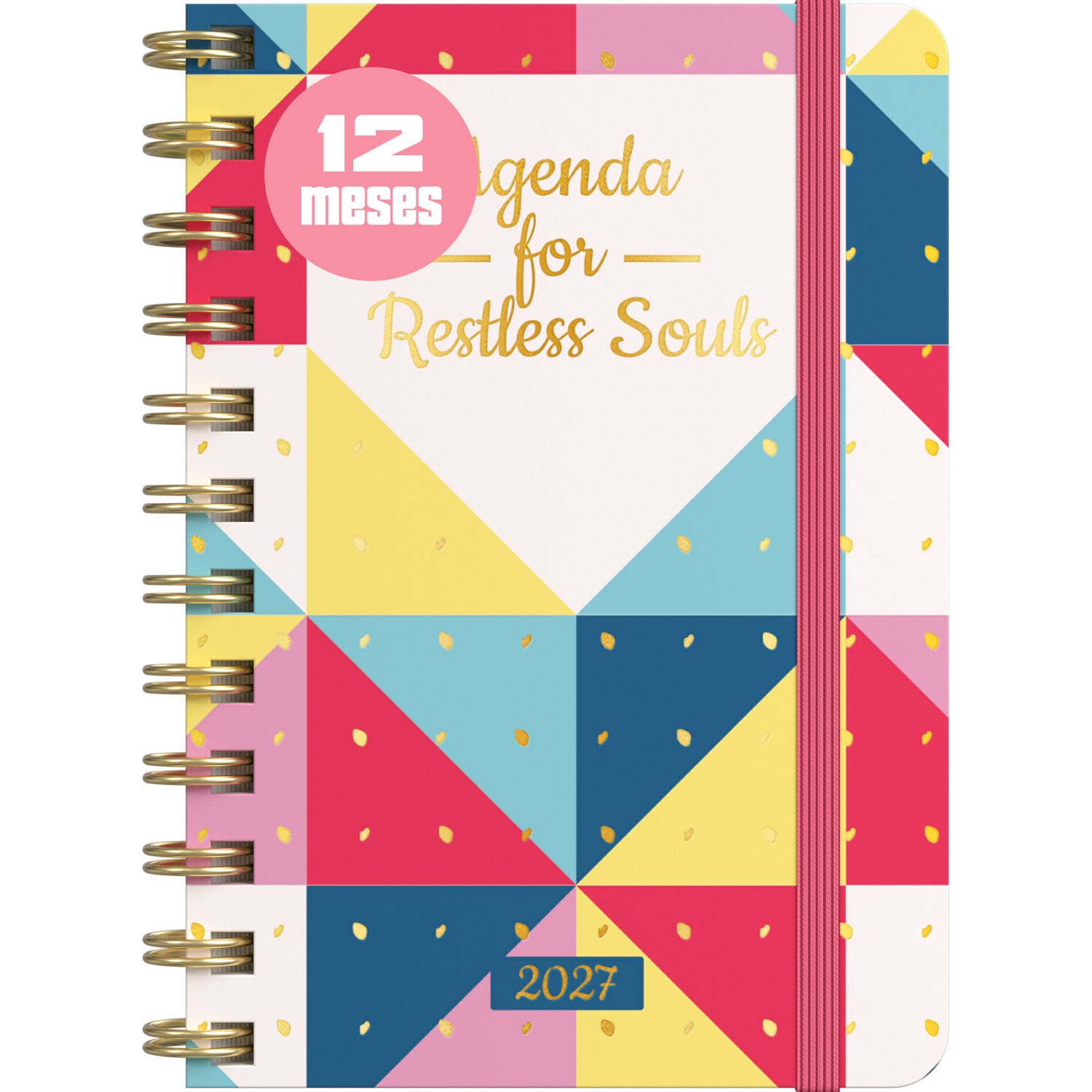 Agenda Espiral A6 2027 12 Meses Semanal Personality (várias opções) Note!