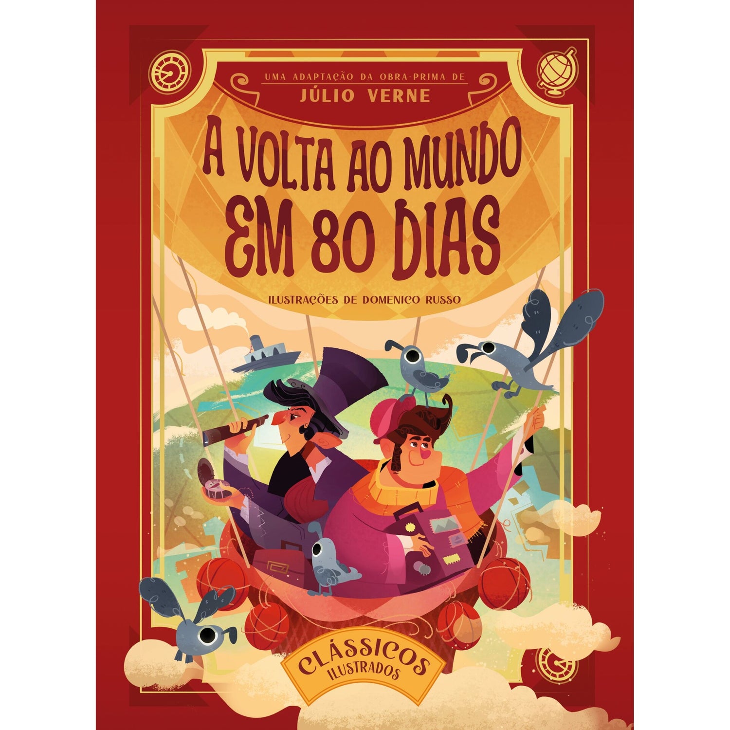 A Volta Ao Mundo Em 80 Dias de Júlio Verne;