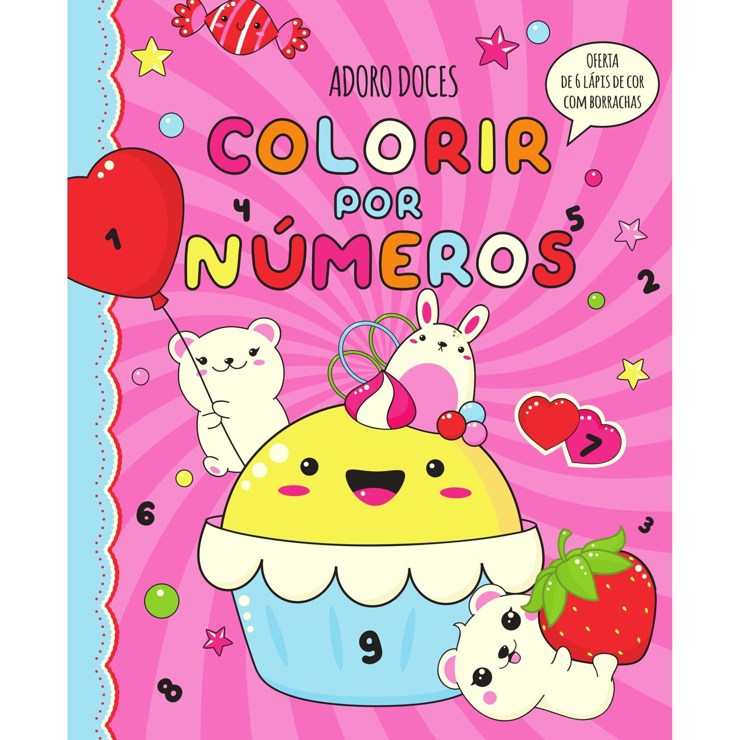 Adoro Doces: Livro Para Colorir de Imagebooks