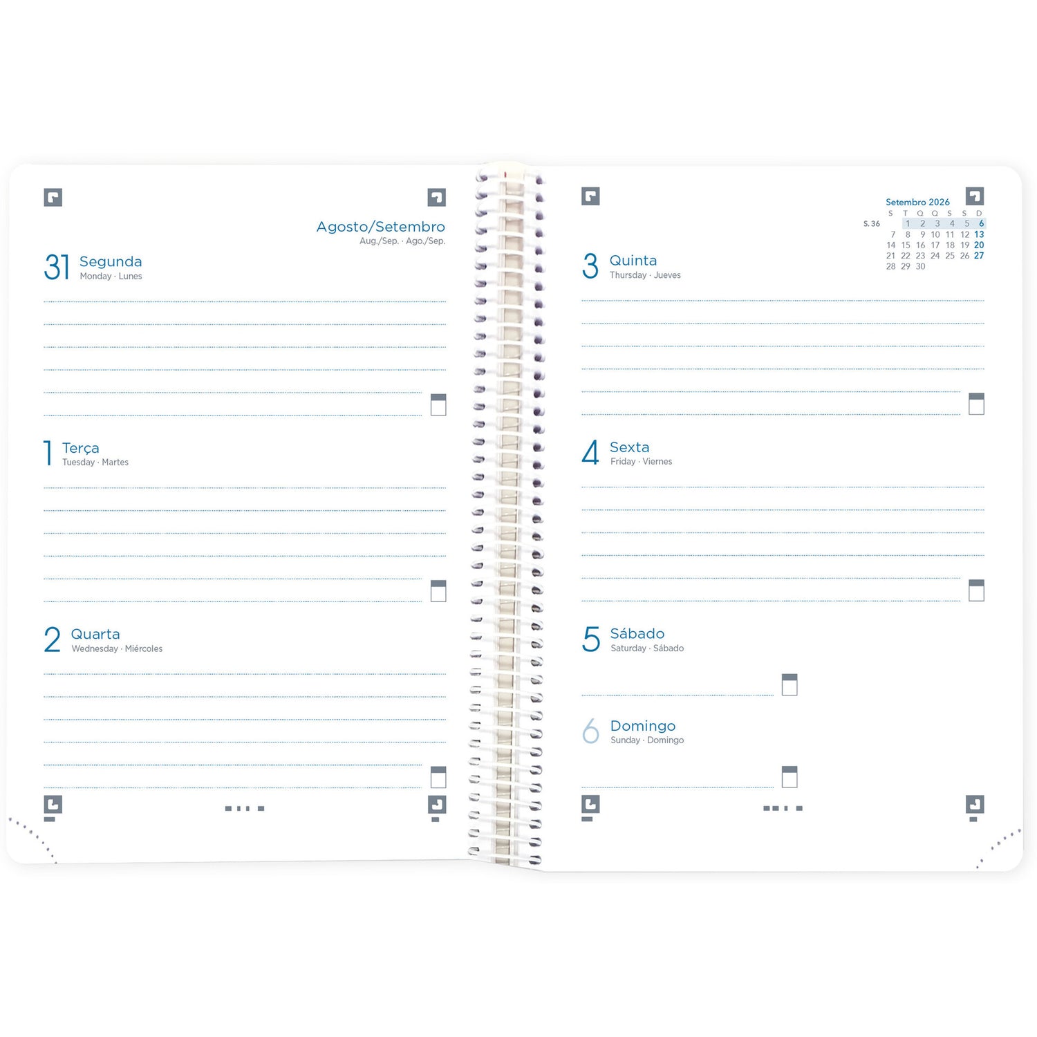 Agenda Esc Esp A6 Sem 26/ 27 Sortido Live&Go