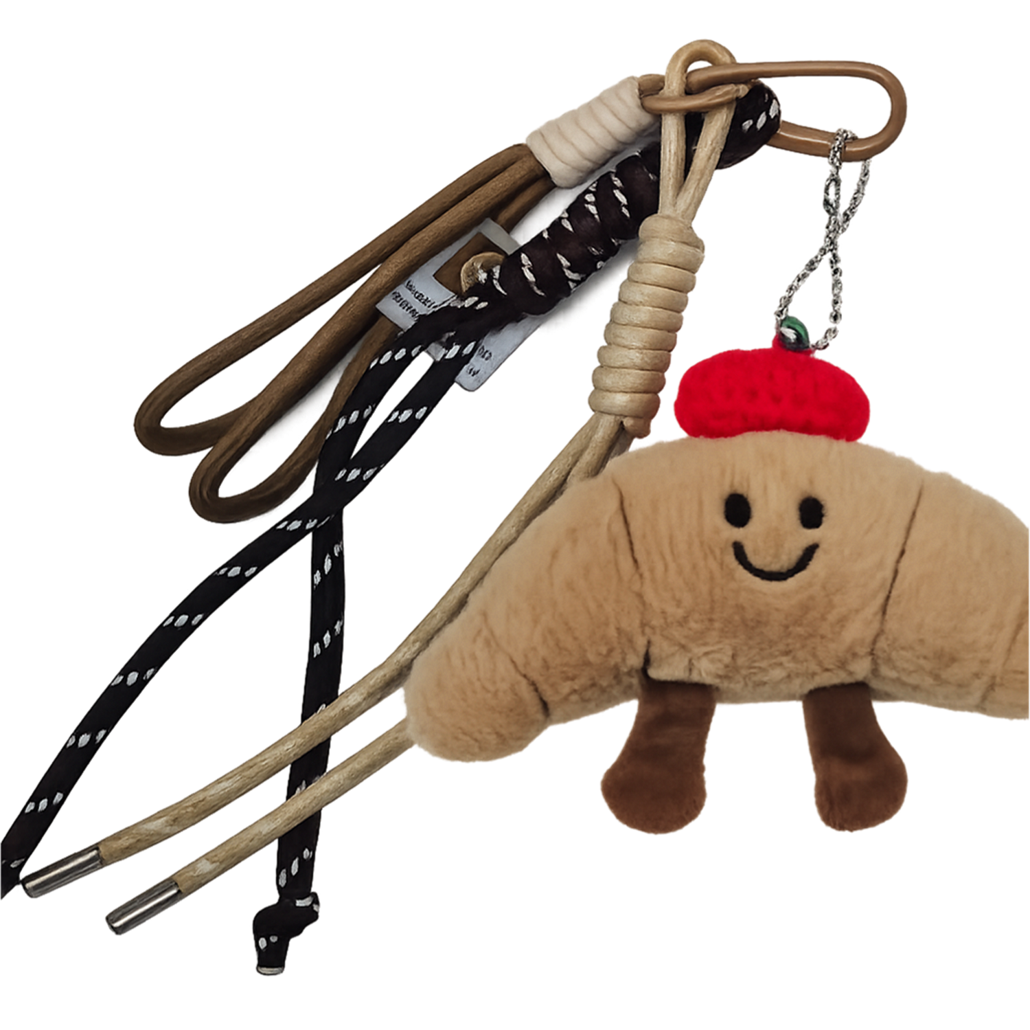 Charm/ Porta-Chaves-Peluche Croissant