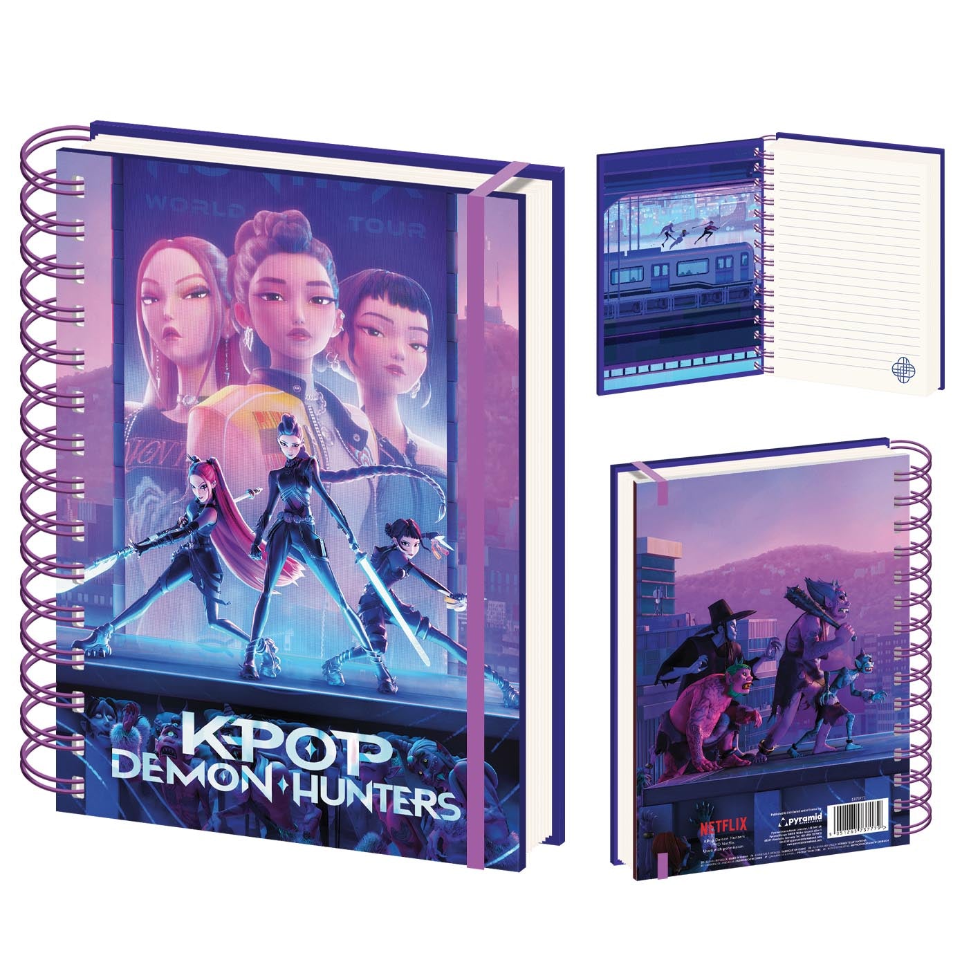 Caderno Formato A5 - Kpop Demon Hunters