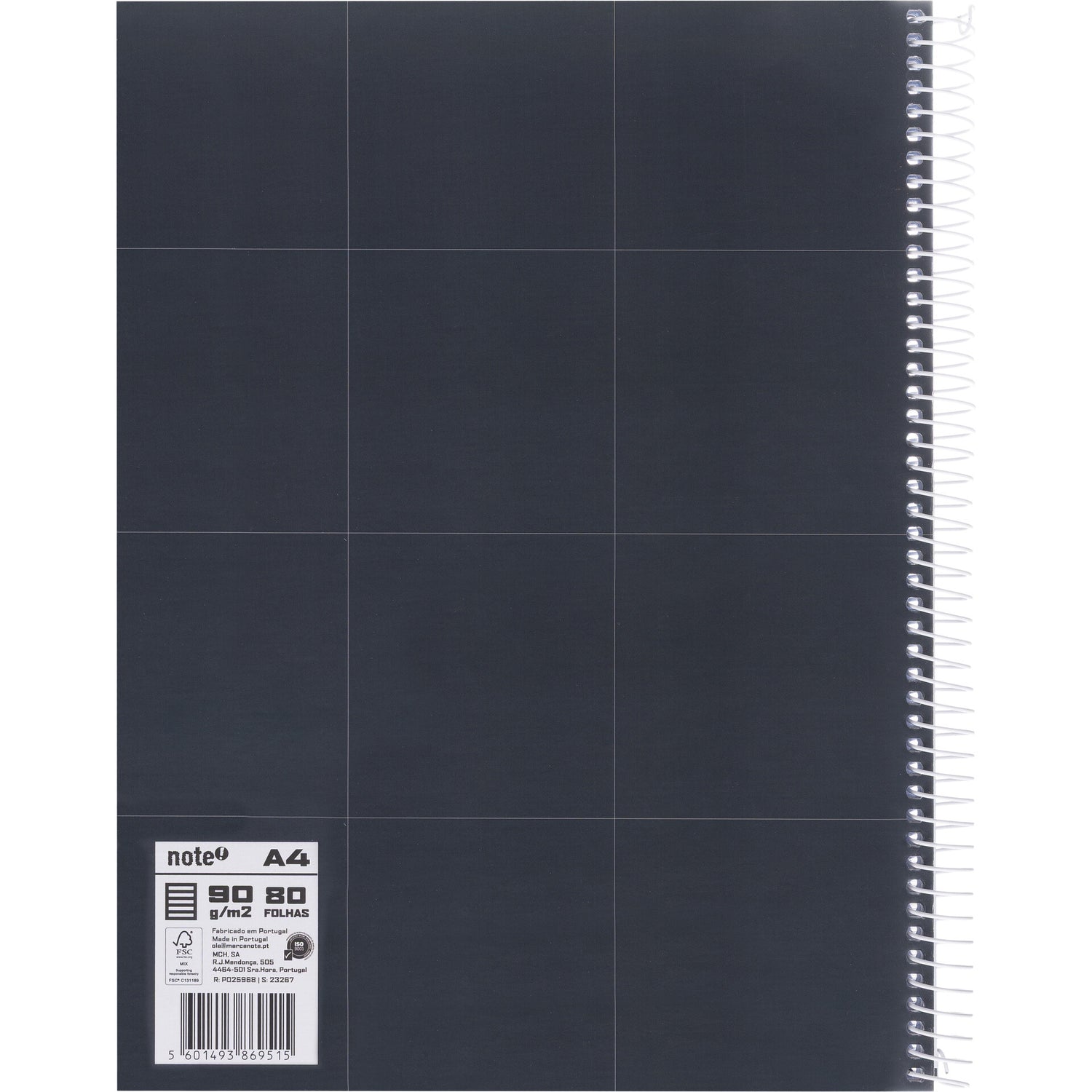 Caderno Espiral Formato A4 Cdura P 80 F 90 G Pure Leccit