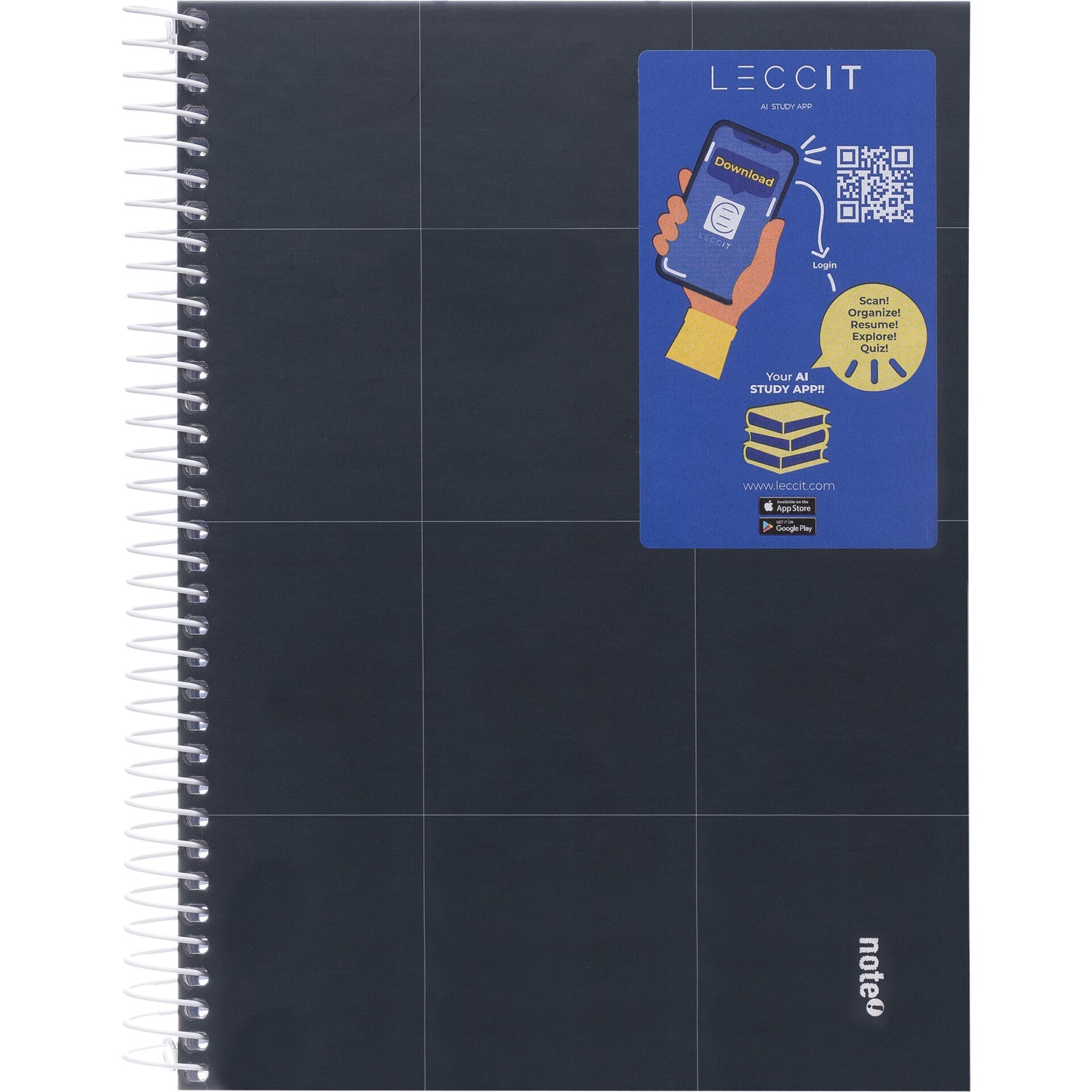 Caderno Espiral Formato A5 Cdura P 80 F 90 G Pure Leccit