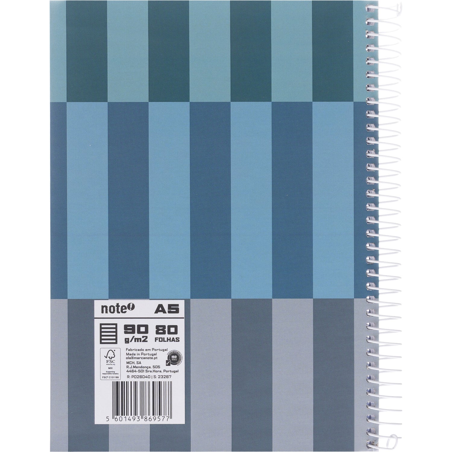 Caderno Espiral Formato A5 Cdura P 80 F 90 G Dynami Leccit