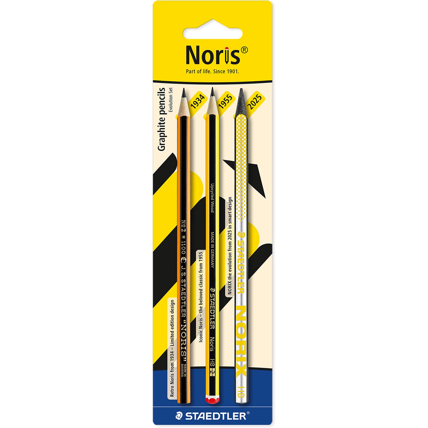 Lápis Hb Evolution 125ºanivers Noris 3 Unidades
