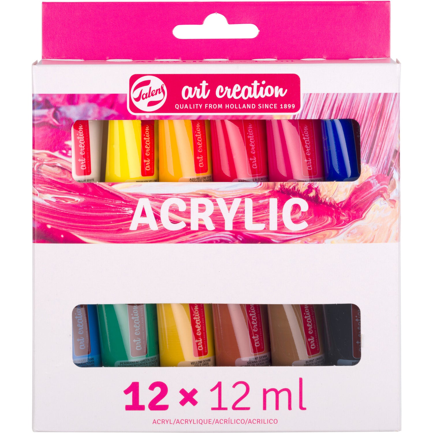 Set Acrilico 12 X12 Mililitros Talens Art Creation