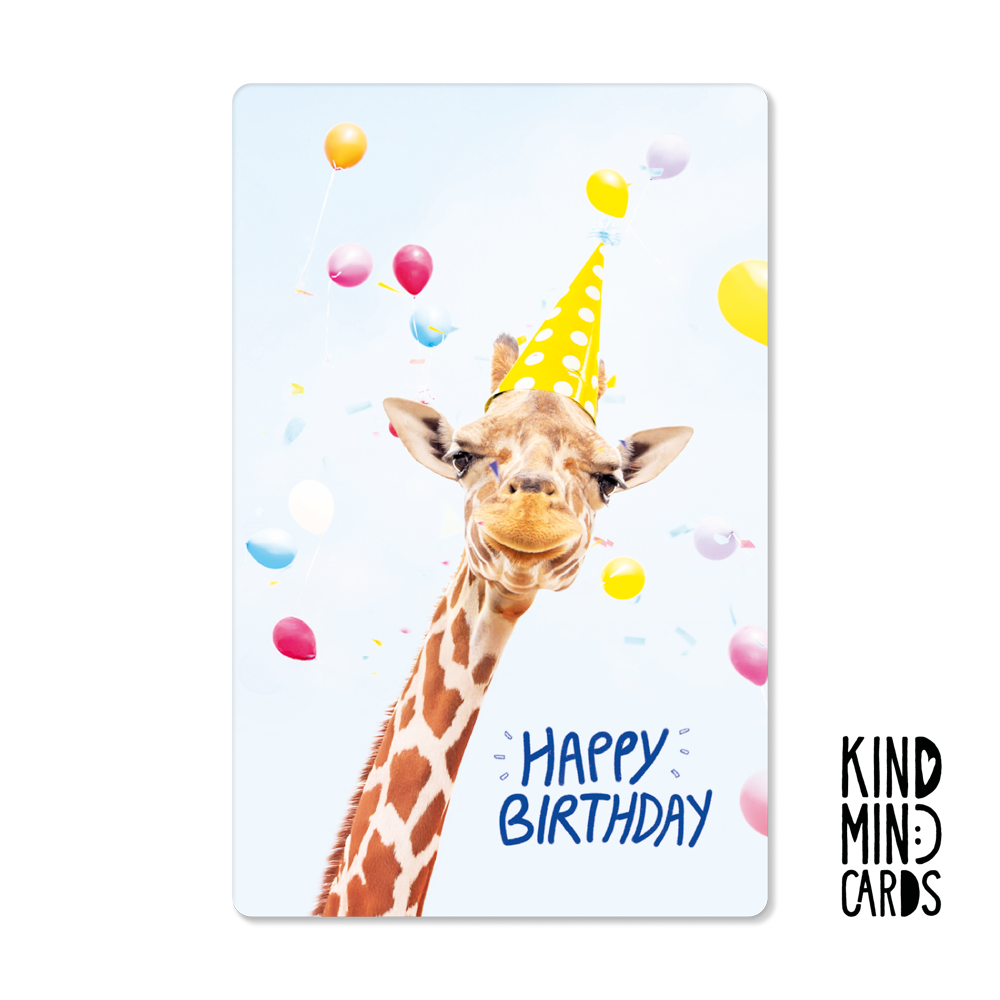 Postal - Happy Birthday (Giraffe)