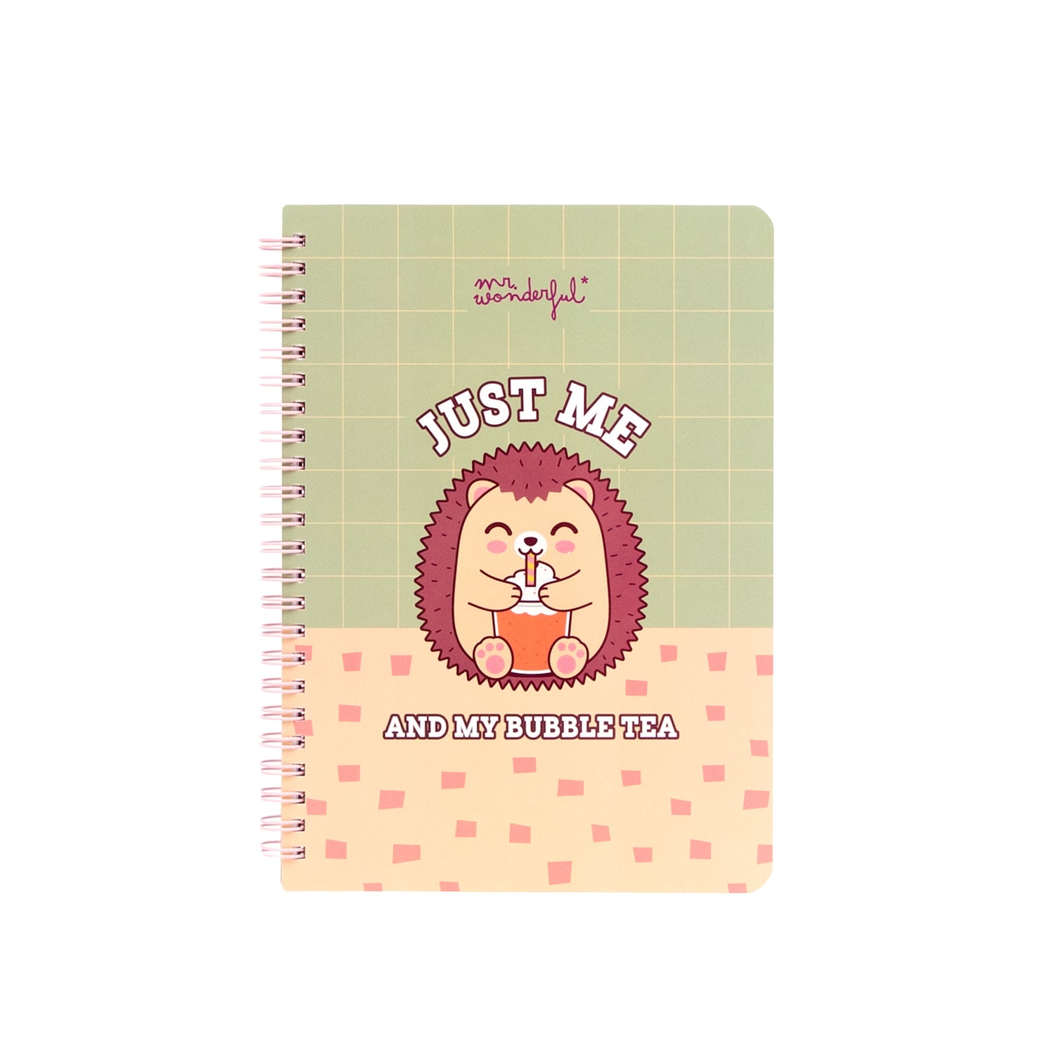 Caderno Formato A5 - Just Me & My Bubble Tea