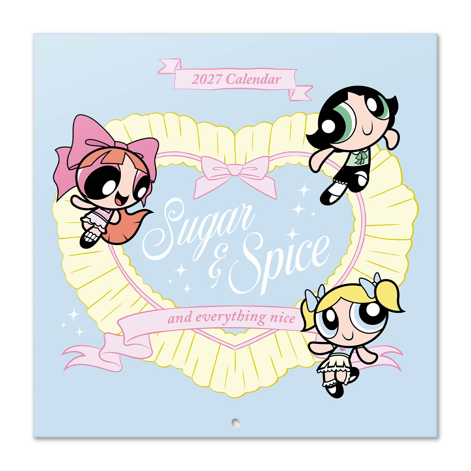 Calendário Parede 2027 30 X30 - Powerpuff