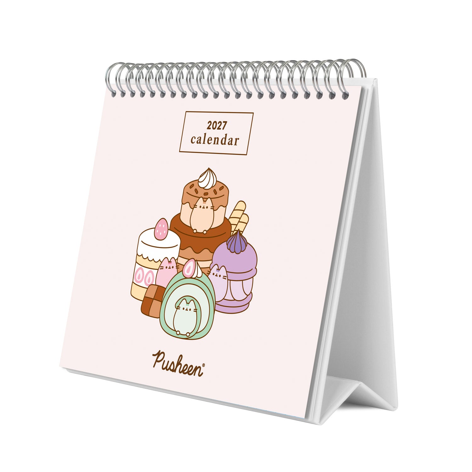 Calendário Secretária 2027 - Pusheen