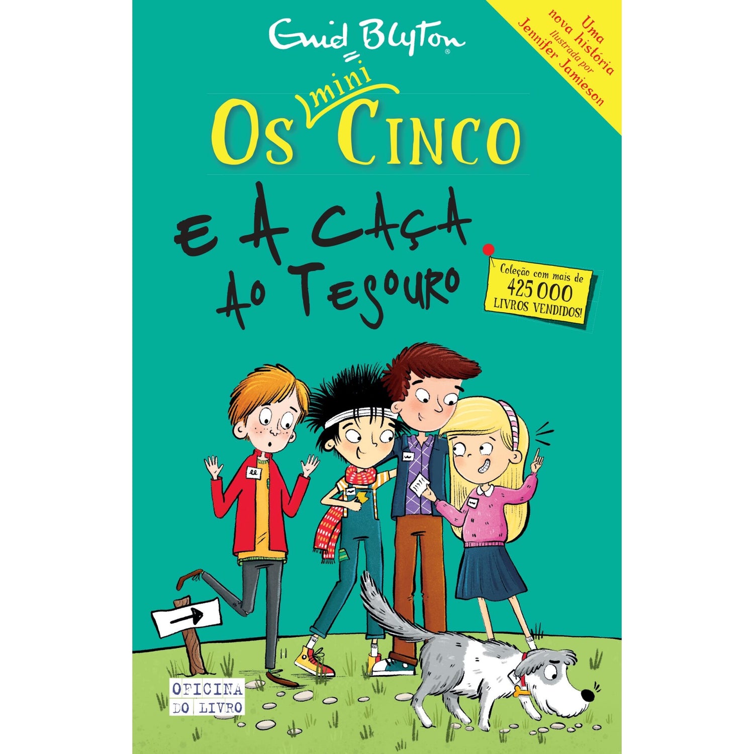 Os Mini-Cinco 19  Os Cinco E A Caça Ao Tesouro de Enid Blyton