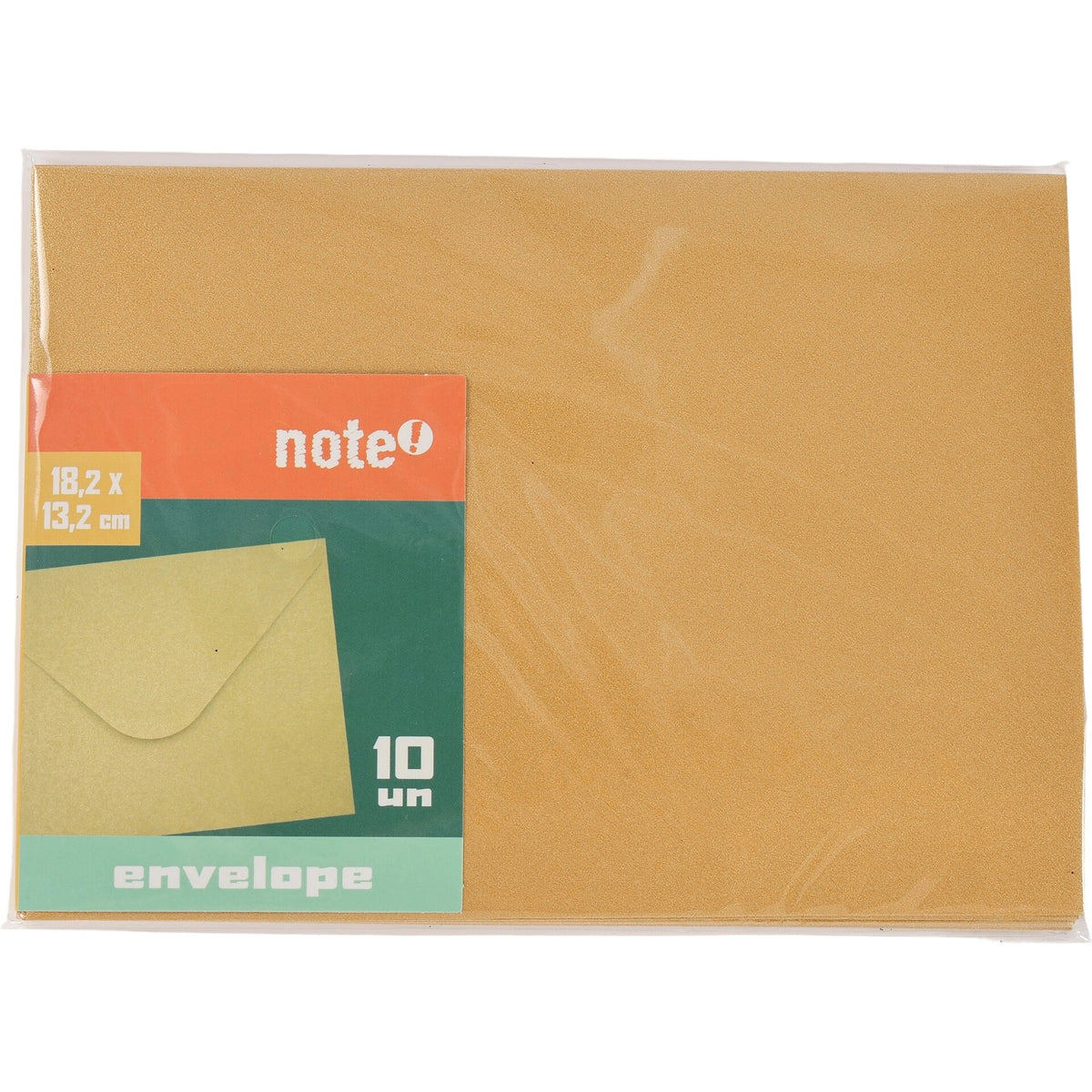 Envelope Dourado 132*182 10 Unidades Note!