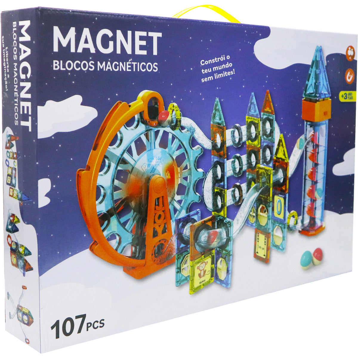 Zoko Magnetics Roda Gig+Torres 107 Peças