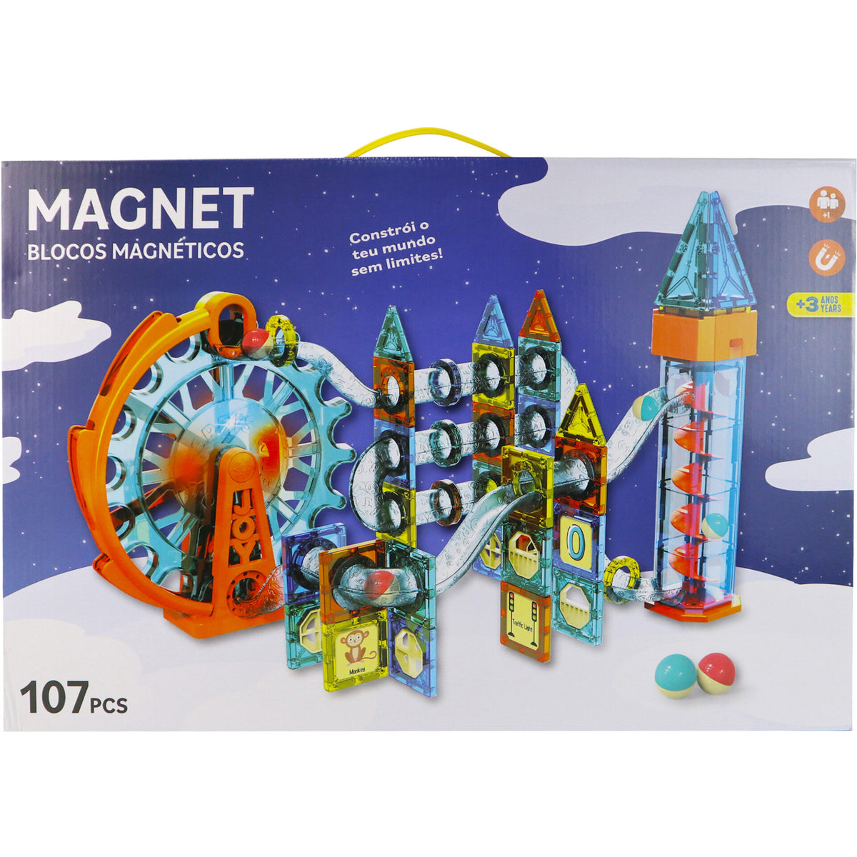 Zoko Magnetics Roda Gig+Torres 107 Peças