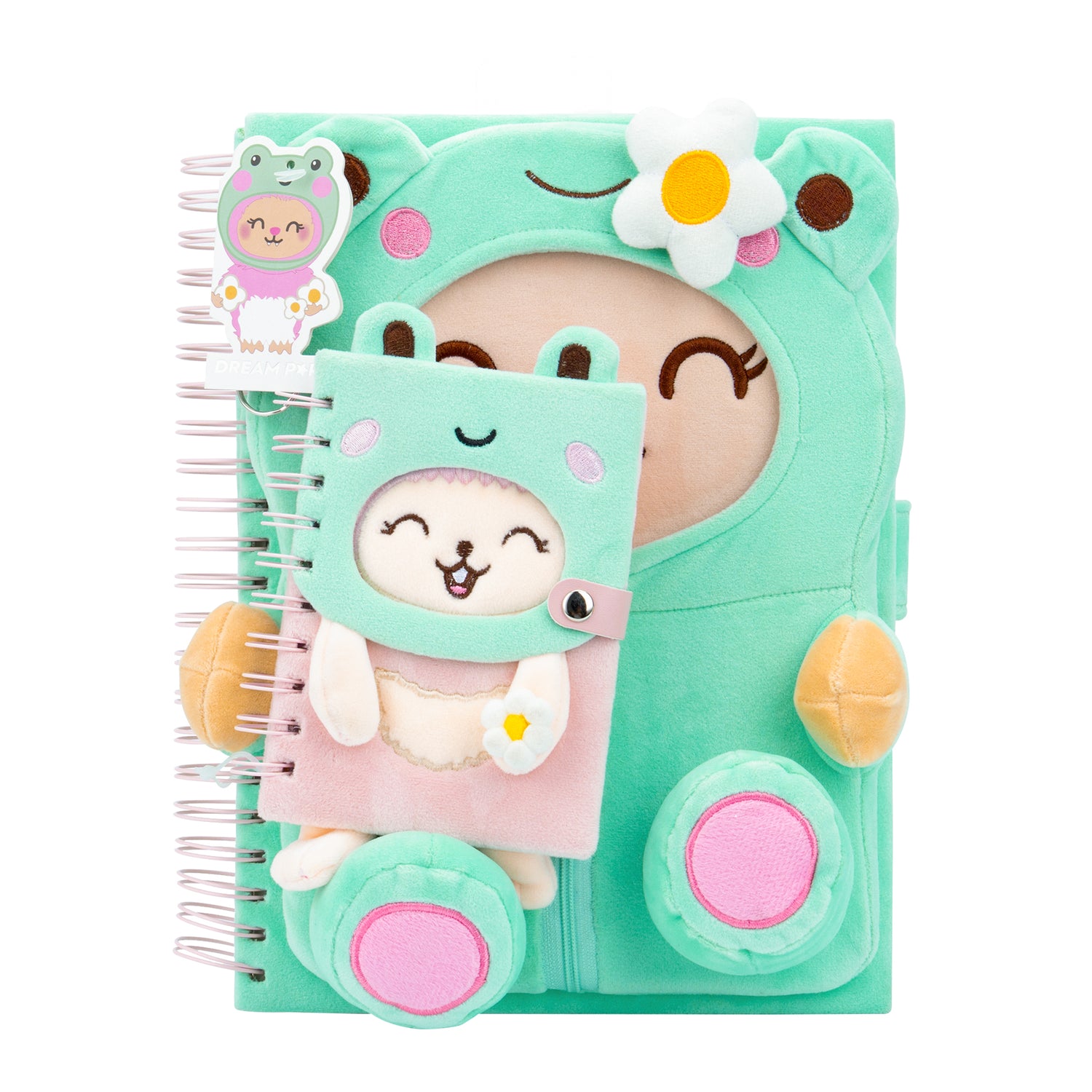 Caderno Formato A5 +Mini Caderno - Furry Frog