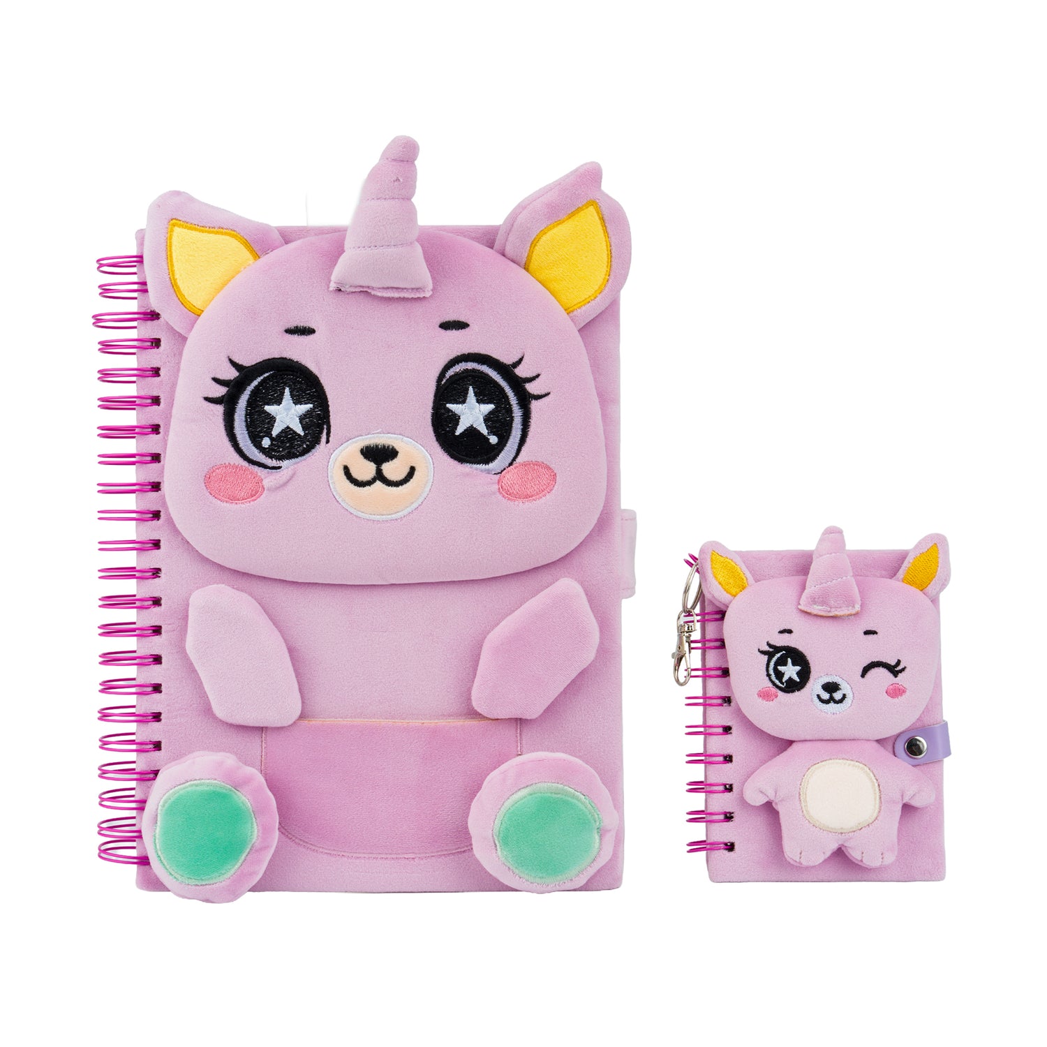 Caderno Formato A5 +Mini Caderno - Furry Unicorn