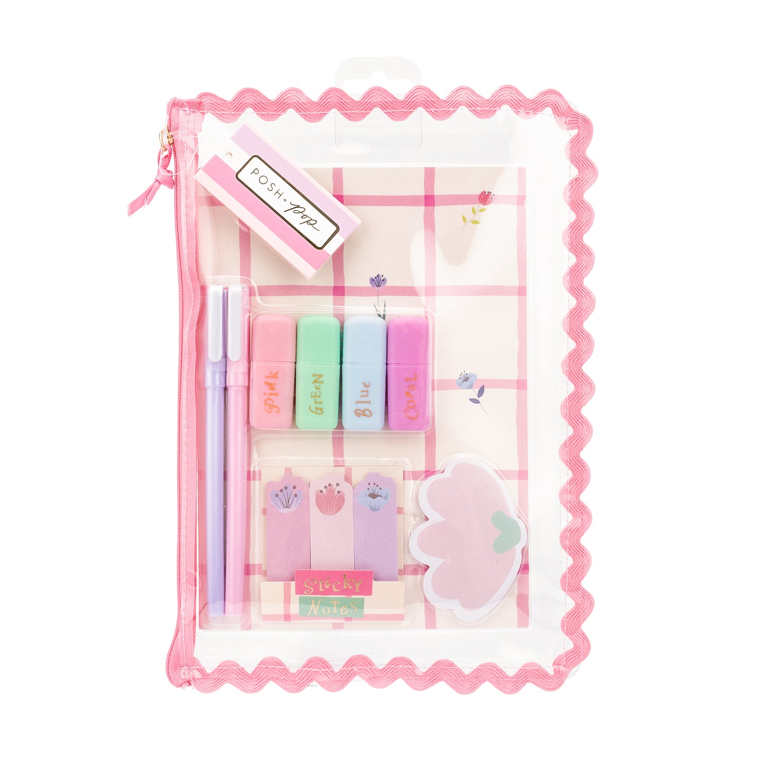 Bolsa Com Conjunto Acessórios Escrita - Squares