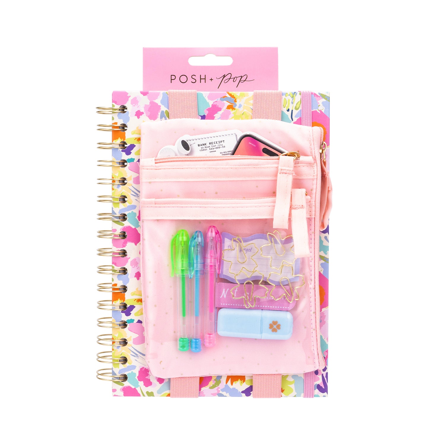 Caderno Formato A5 Com Estojo - Flower