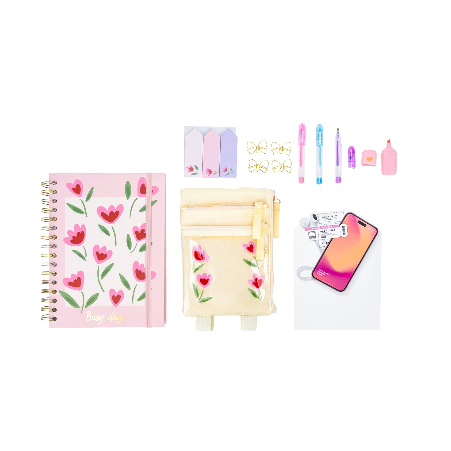 Caderno Formato A5 Com Estojo - Tulip