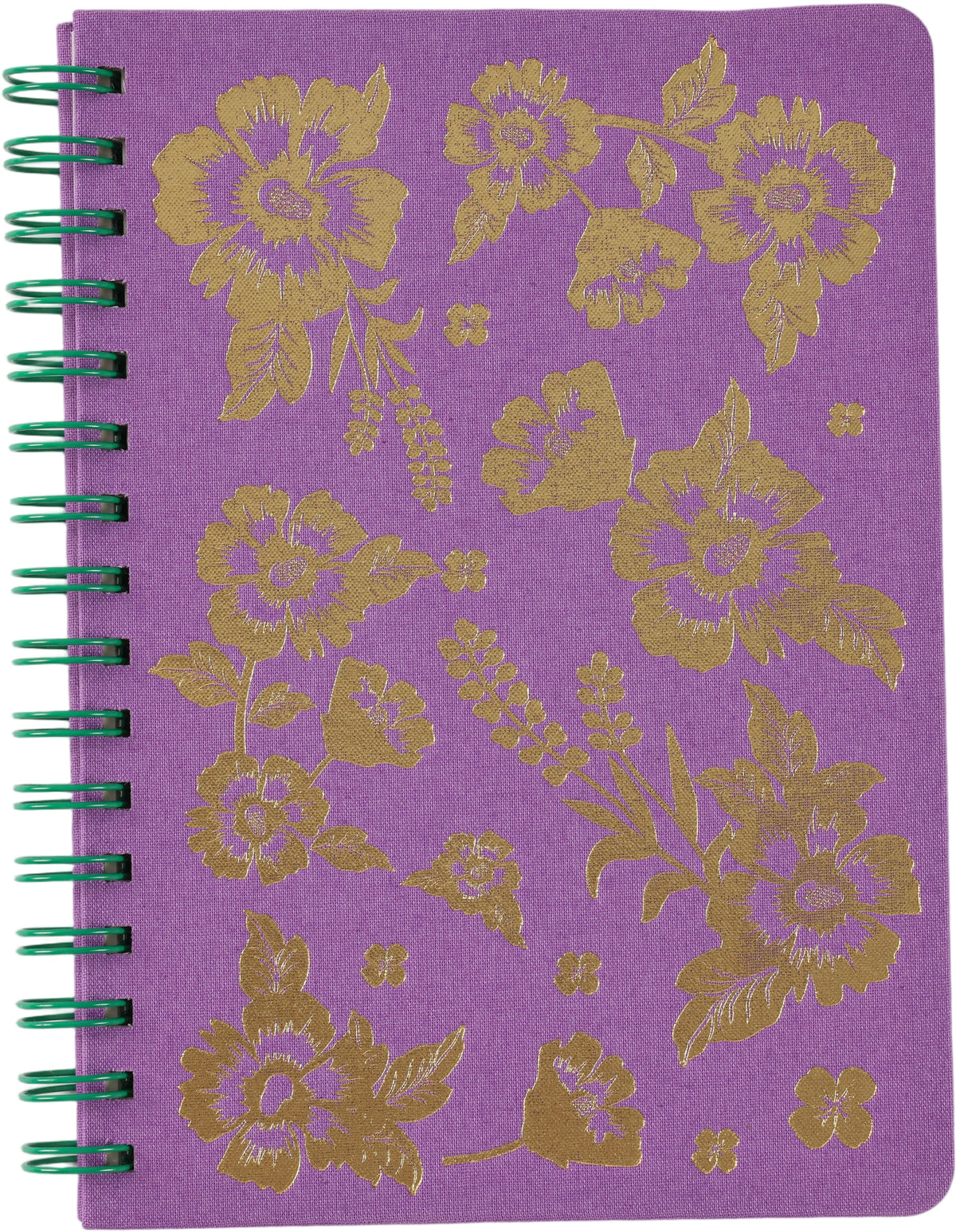 Caderno Formato A5 Com Dourado - Flora Lane