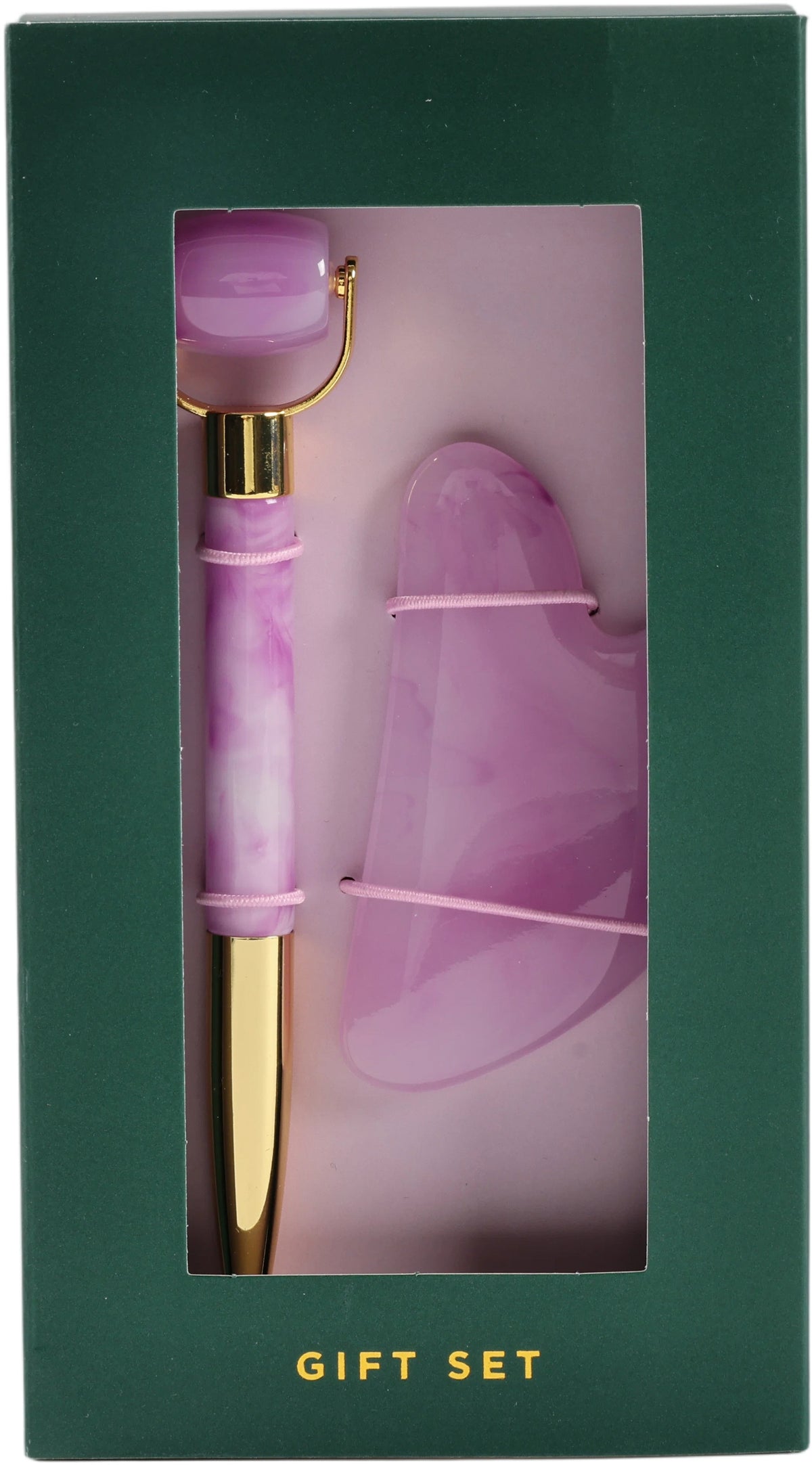 Conjunto Caneta + Gua Sha - Flora Lane