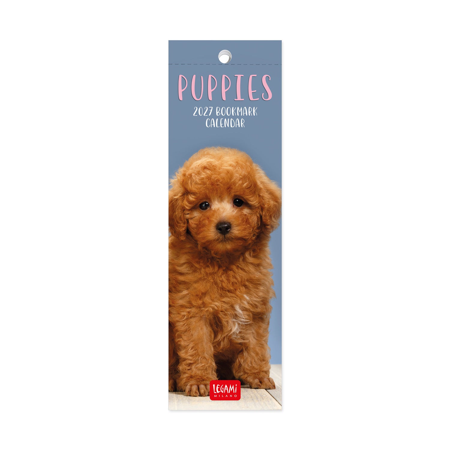 Calendário Marcador Livro 2027 - Puppies