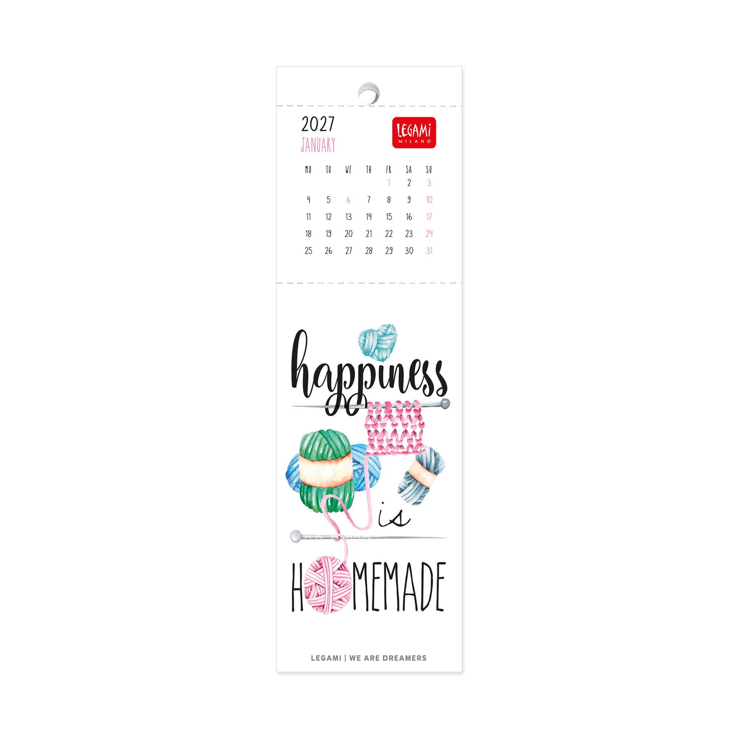 Calendário Marcador Livro 2027 -Dreaming