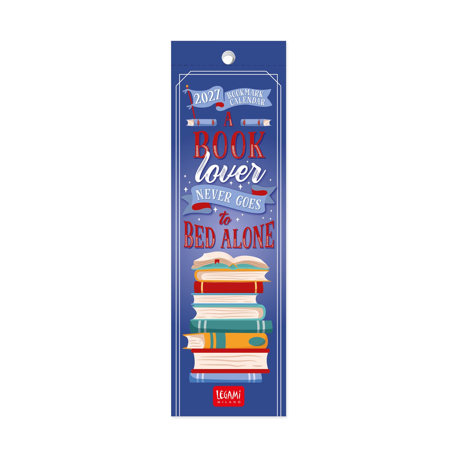 Calendário Marcador Livro 2027 - Books