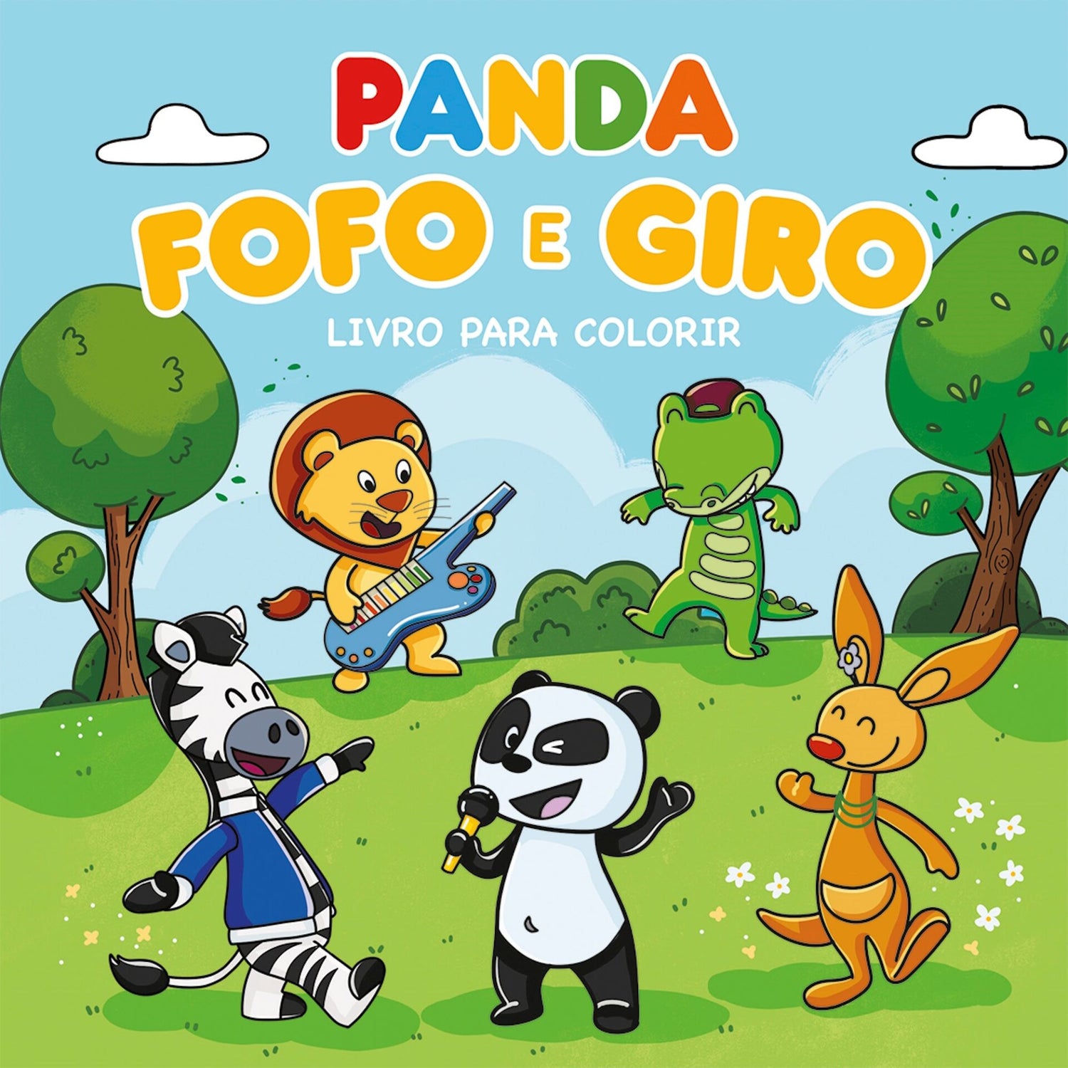 Canal Panda - Fofo E Giro - Livro Para Colorir de Panda