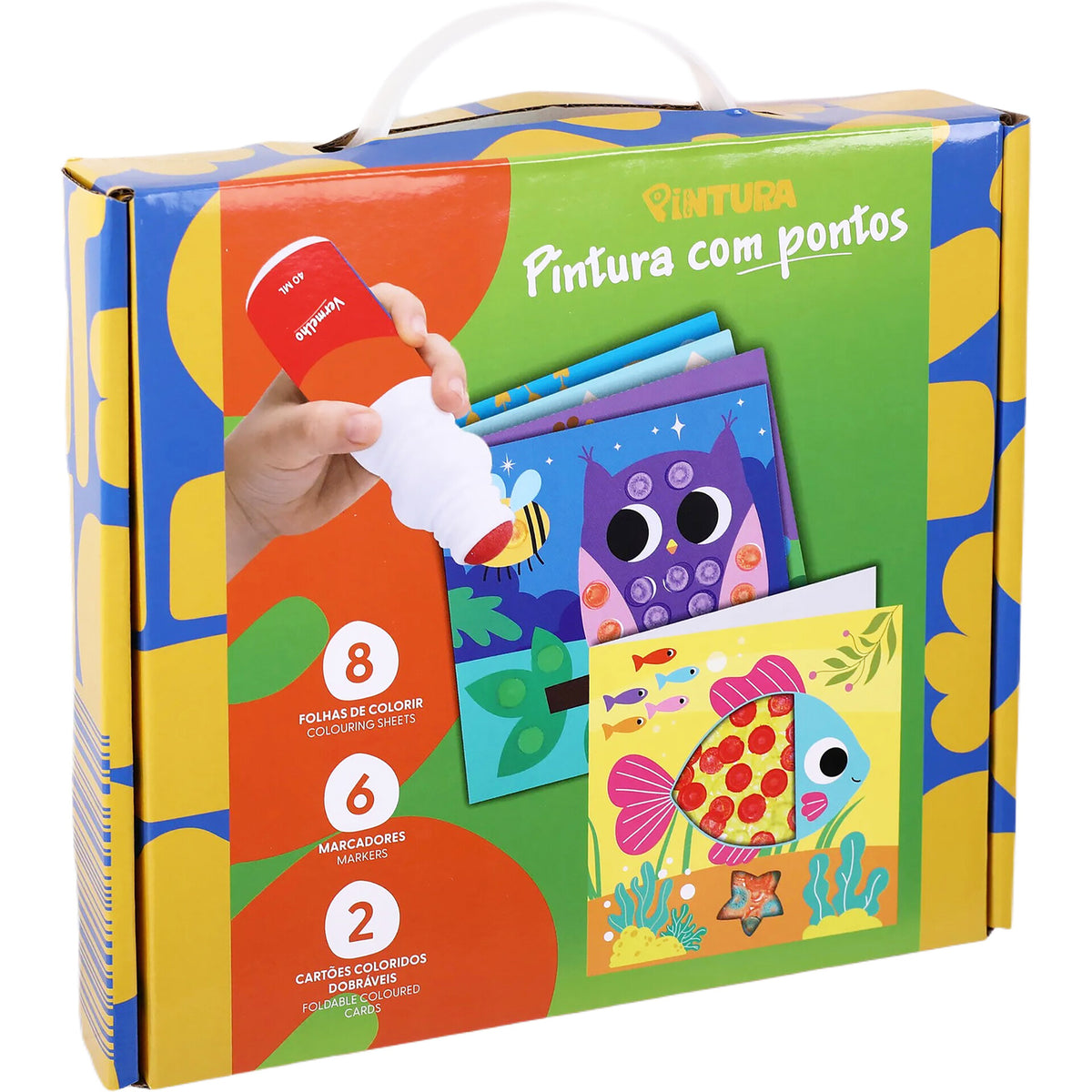 Set Colorir Por Pontos Lavável