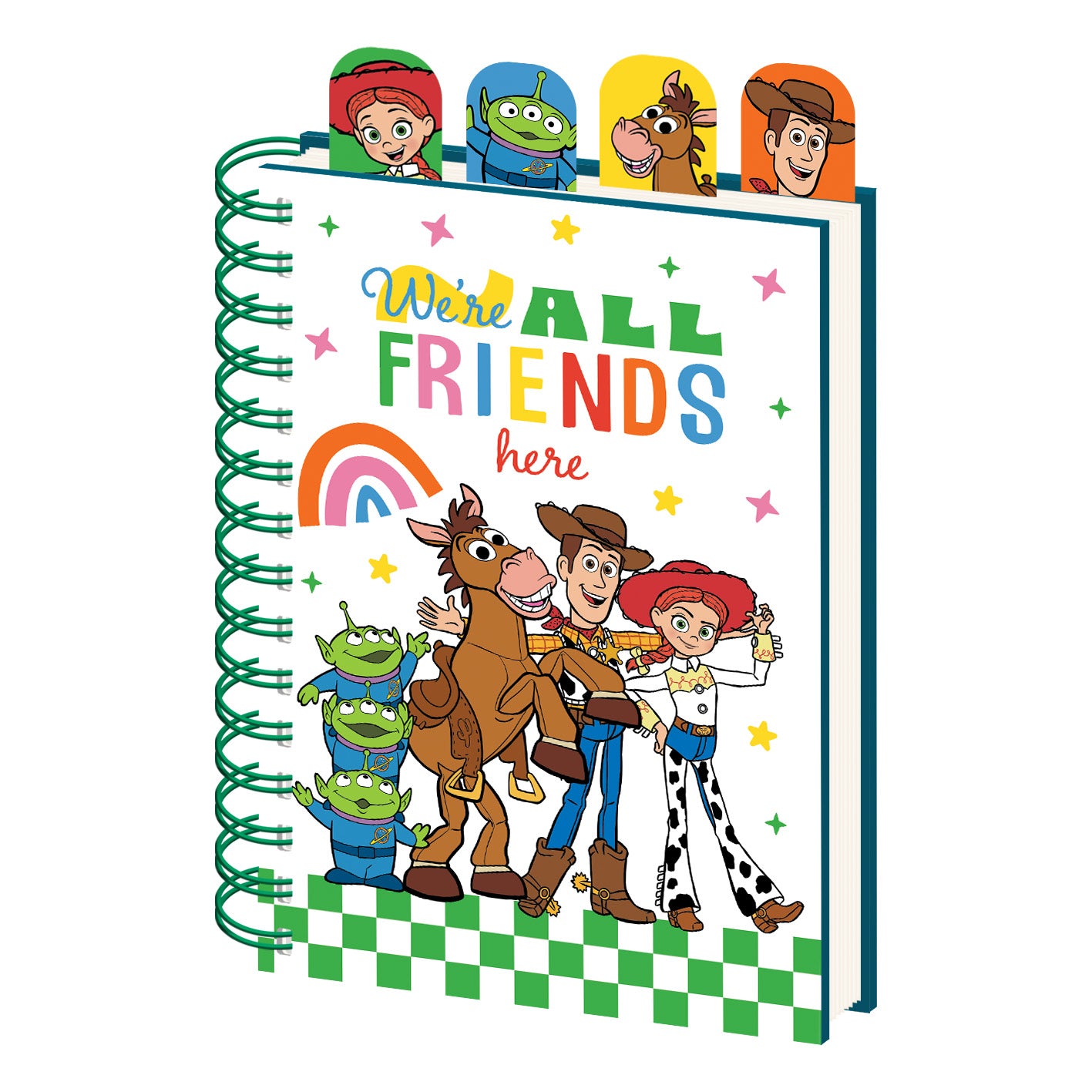 Caderno Formato A5 Com Separadores - Toy Story