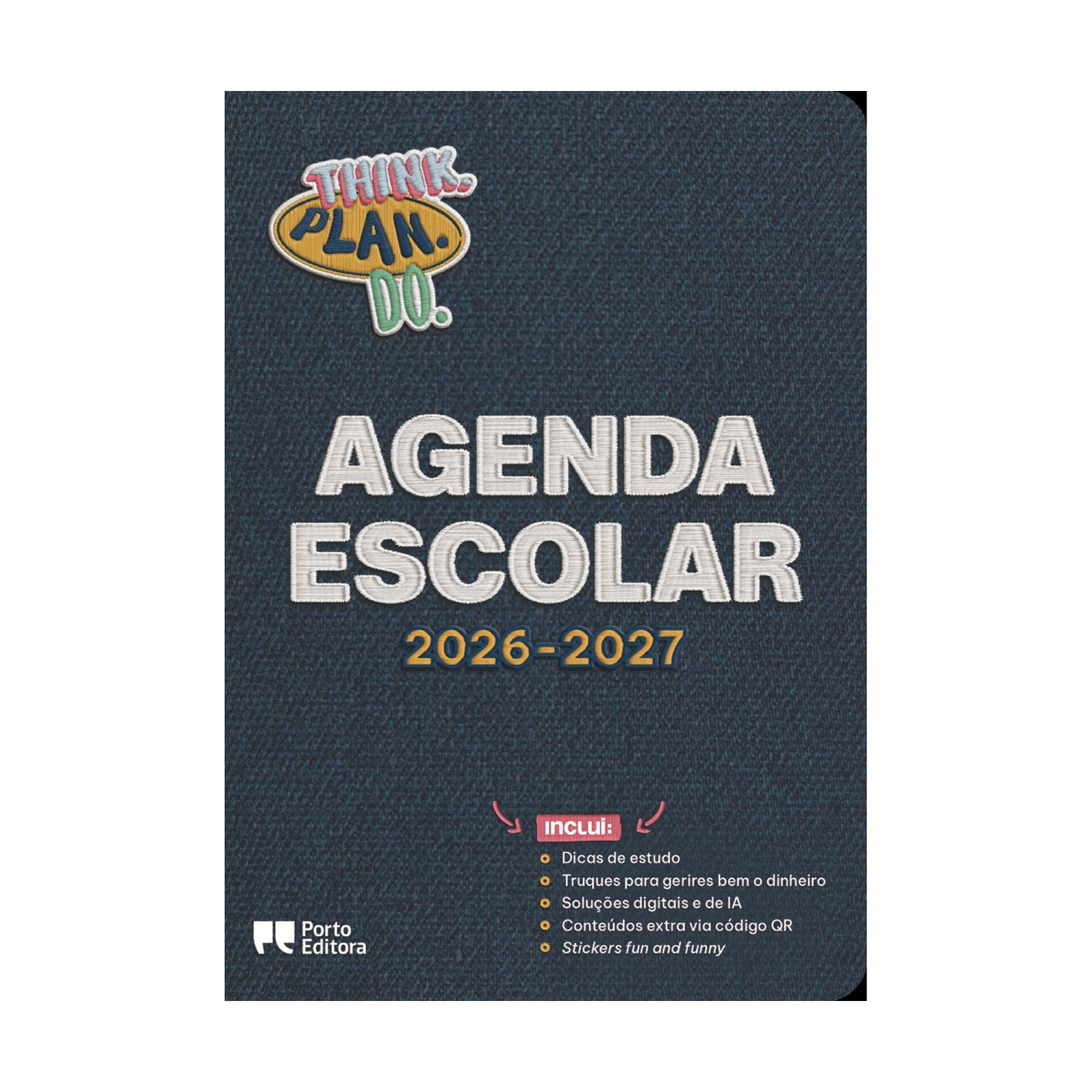 Agenda Escolar 2026-2027 Think.Plan.Do de Poto Editora