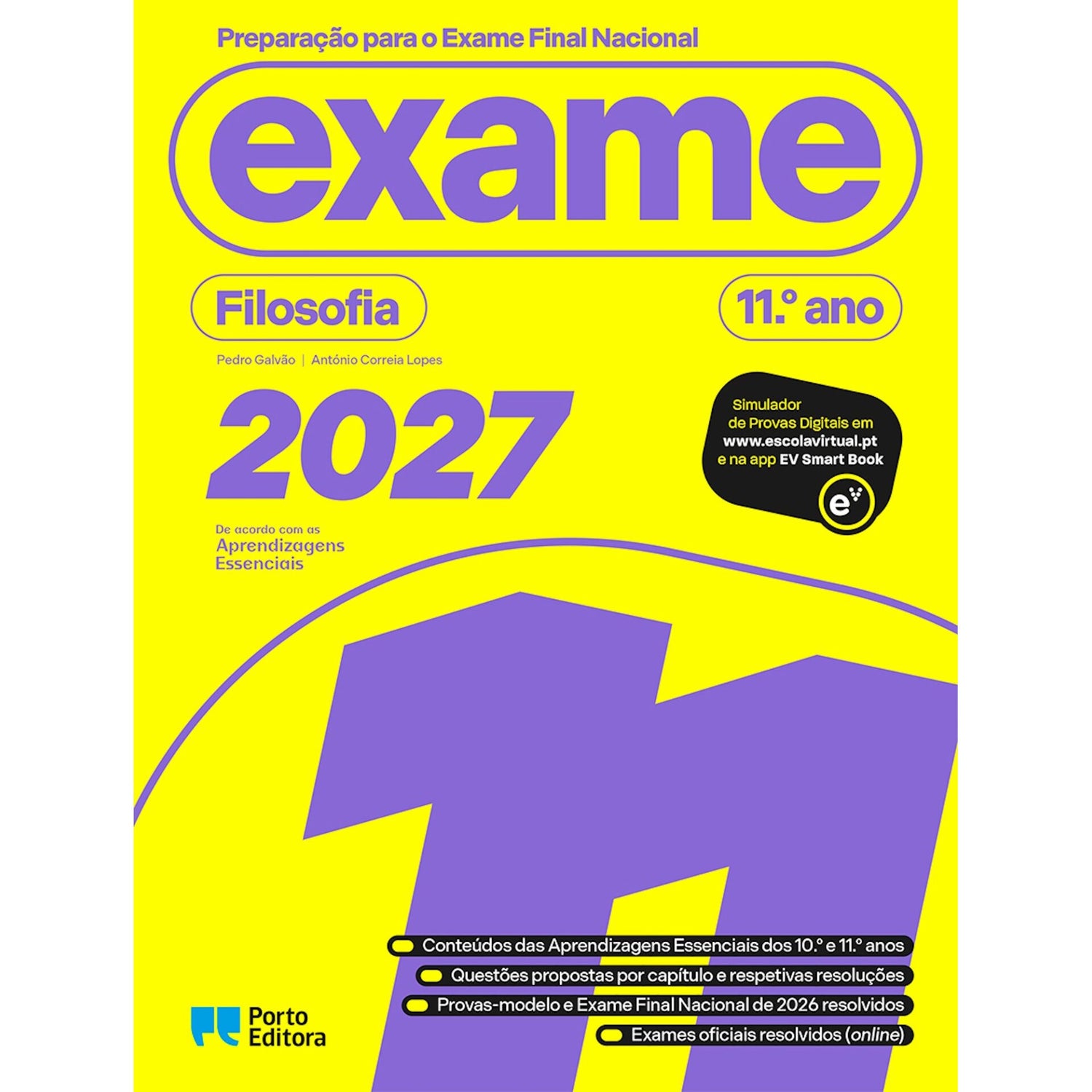 Preparação Para O Exame Final Nacional 2027 - Filosofia - 11.º Ano de Porto Editora