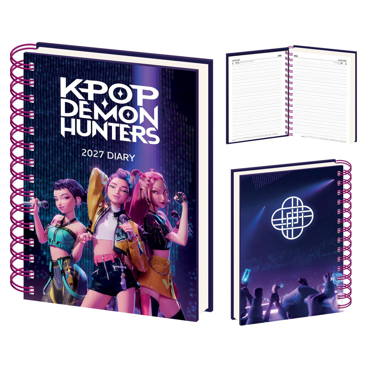 Agenda Diária 2027 M - Kpop Demon Hunt
