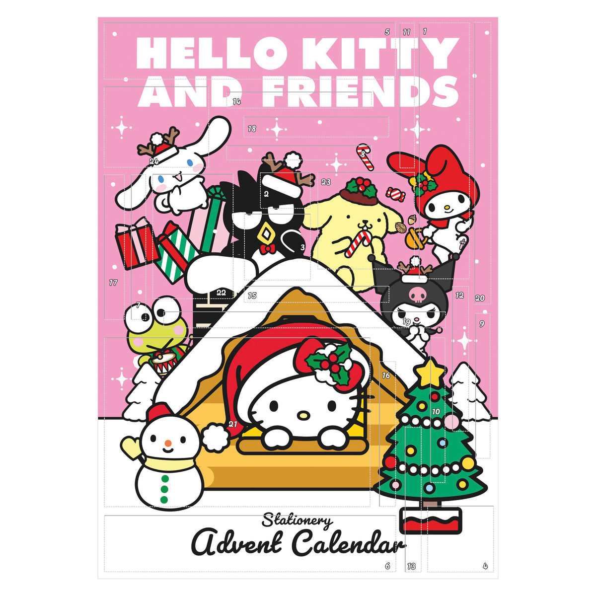 Calendário Advento Papelaria - H Kitty