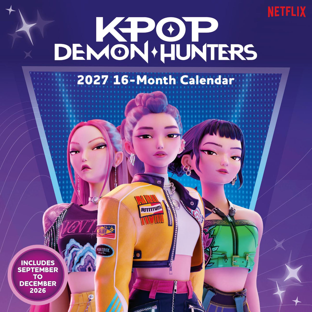 Calendário Parede 2027 30 X30 - Kpop