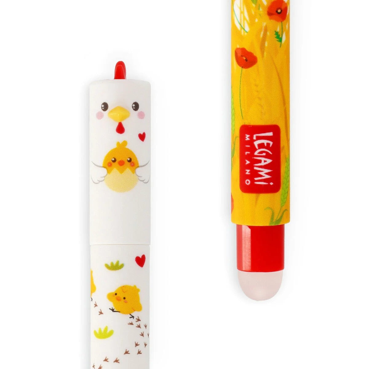 Caneta Apagar - Galinha Cor Vermelho