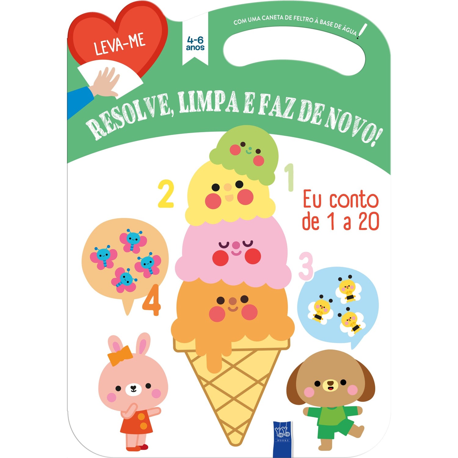 Resolve, Limpa E Faz De Novo - Eu Conto De 1 A 20 4-6 Anos de Yoyo Books