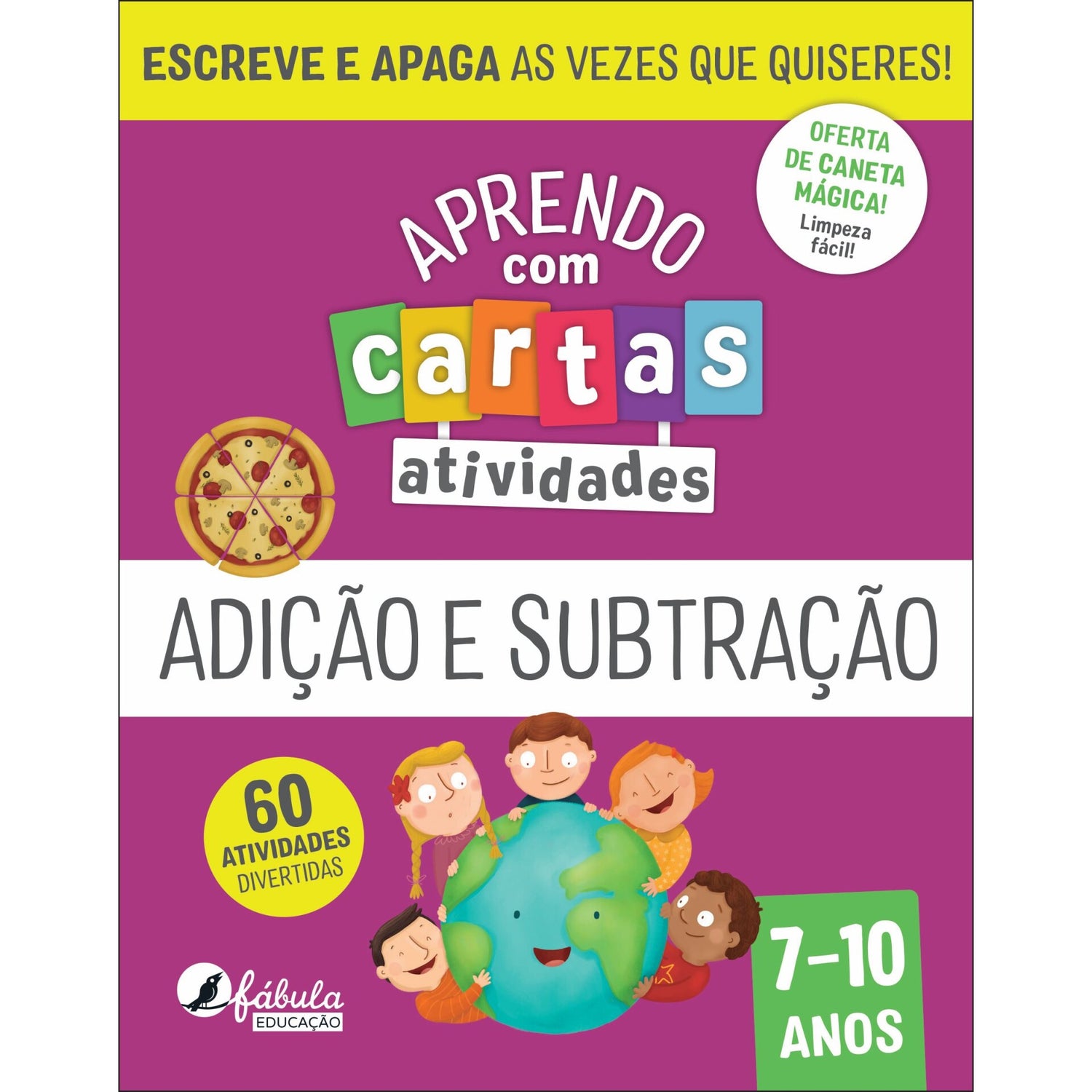 Aprendo Com Cartas: Atividades - Adição E Subtração 7-10 Anos de Jogo